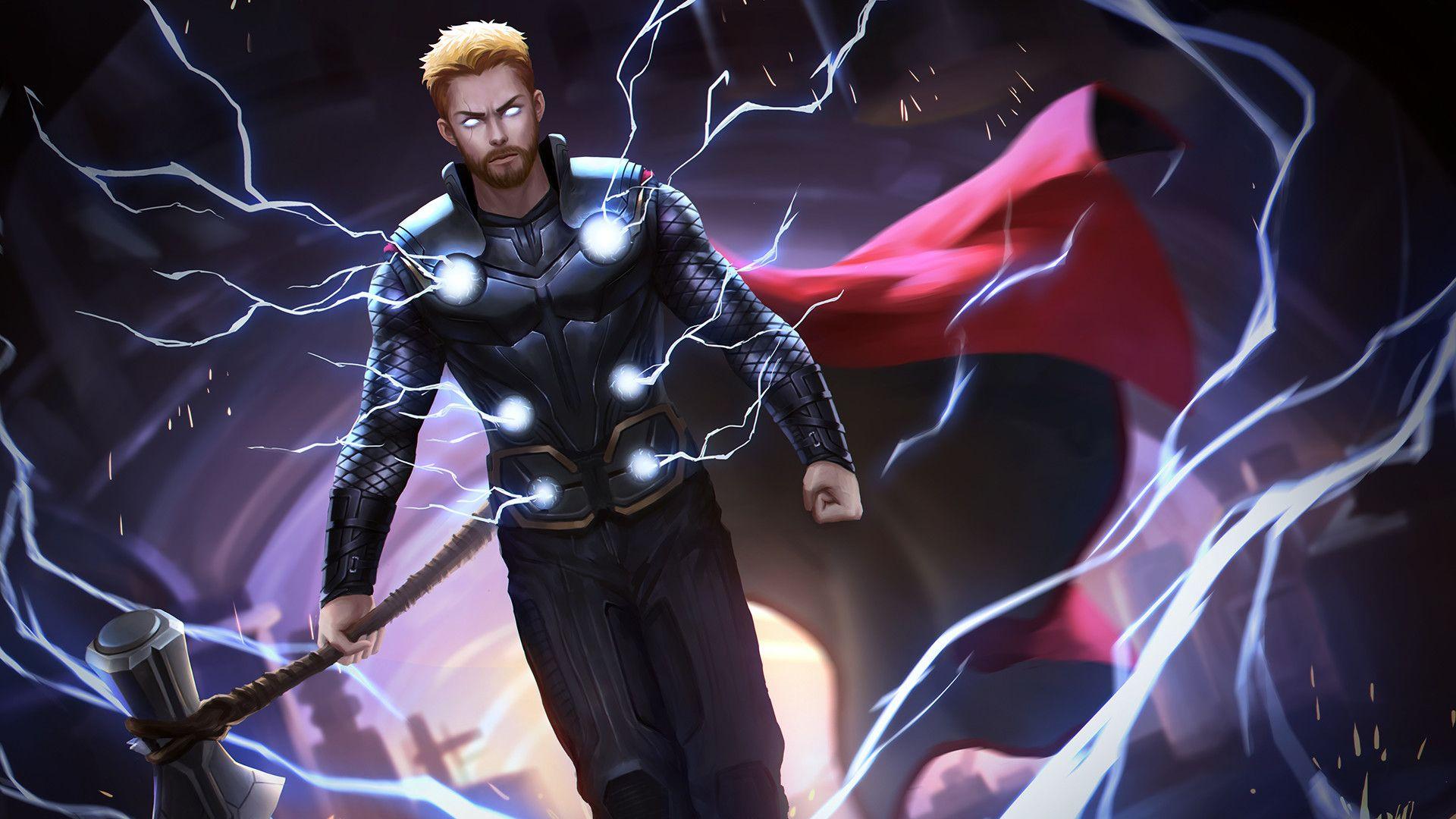1920x1080 Thor Wallpaper 4k