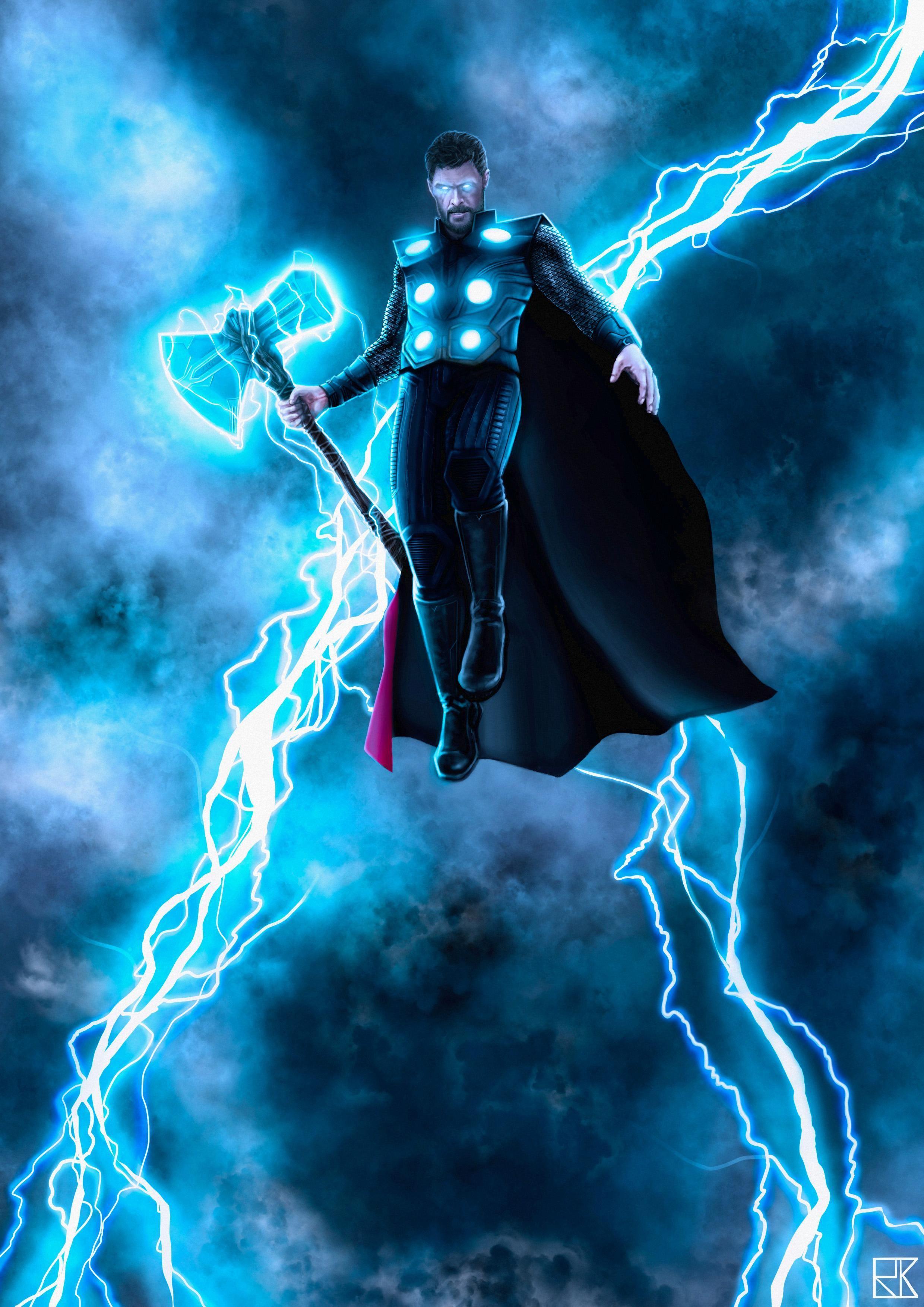 2480x3508 Thor Ragnarok Lightning 4k