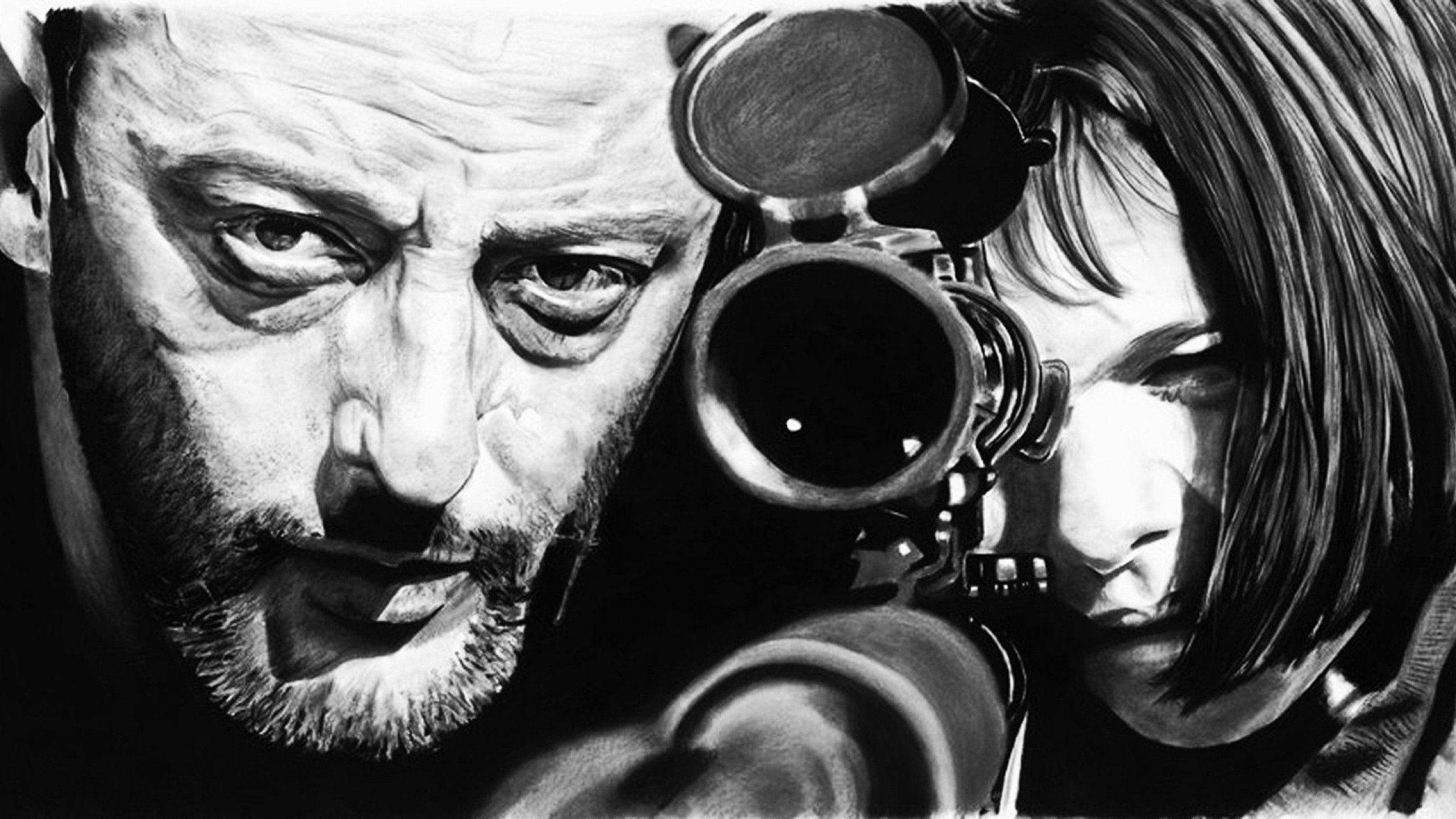 2560x1440 The Professional, Jean Reno, Natalie .