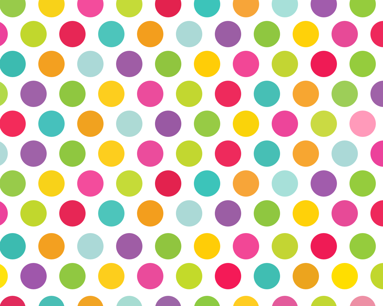 1280x1024 Cute Polka Dot Wallpaper