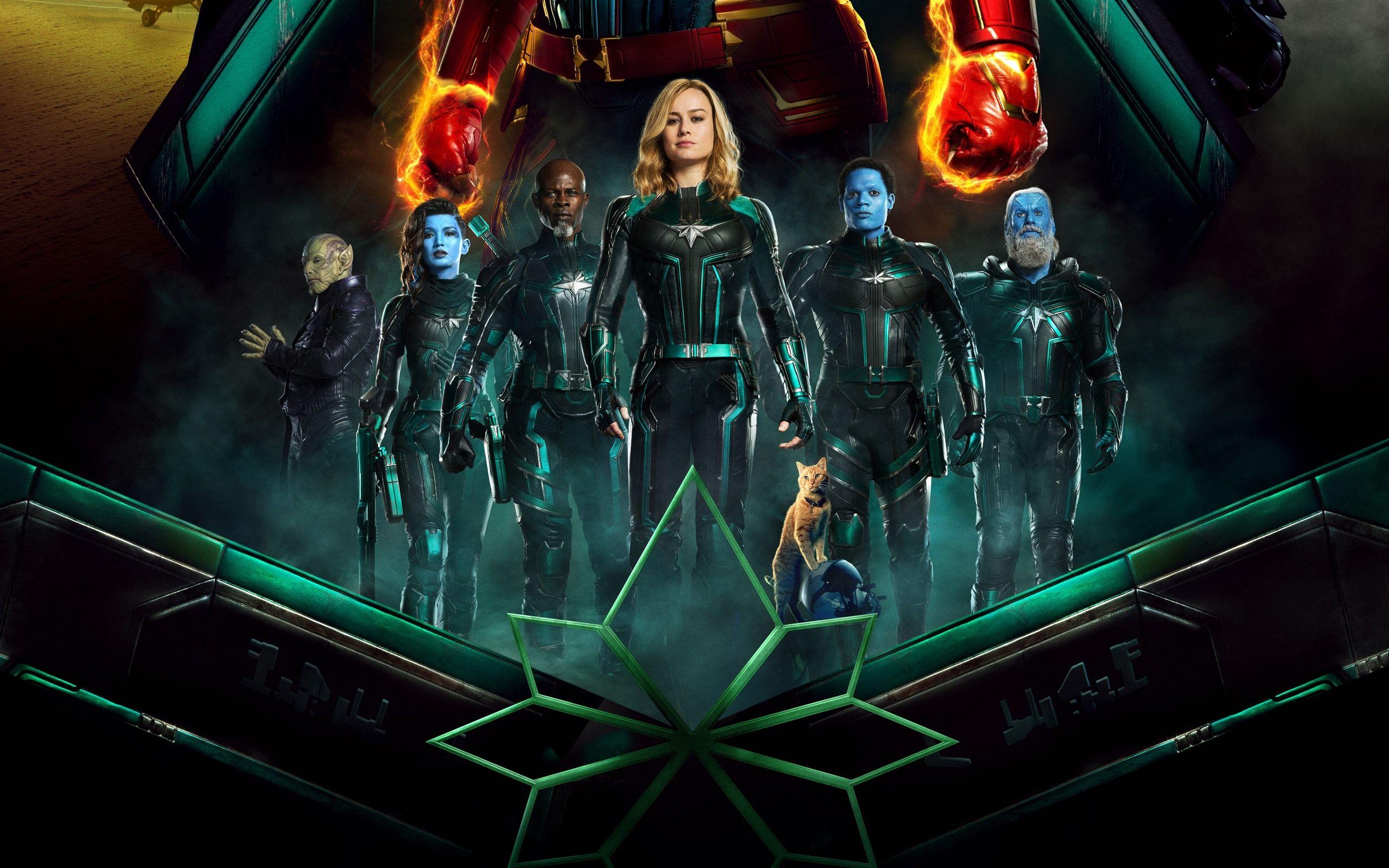 2560x1600 Captain Marvel, DC Comics Movie 2019 .best