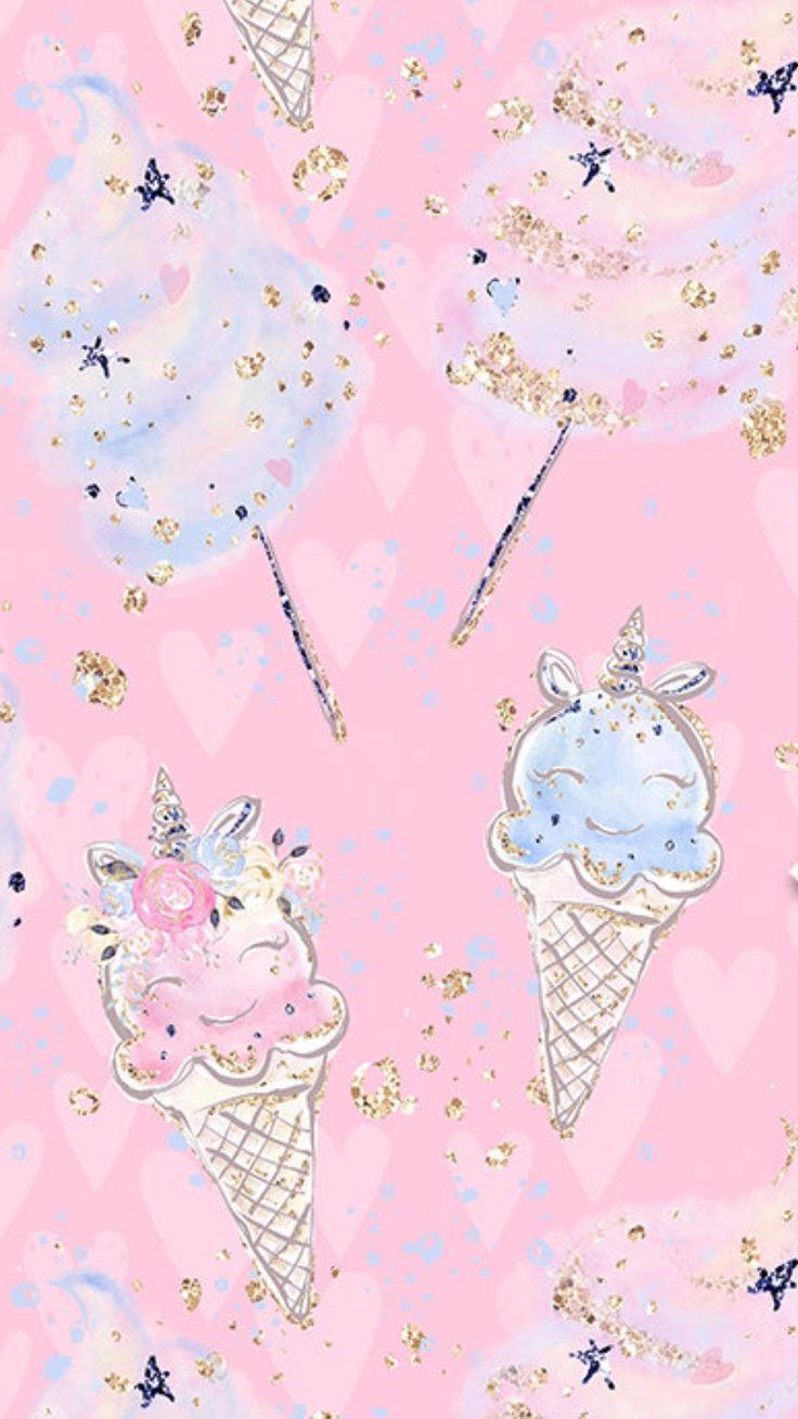 736x1308 Cotton Candy Cute Pink Unicorn