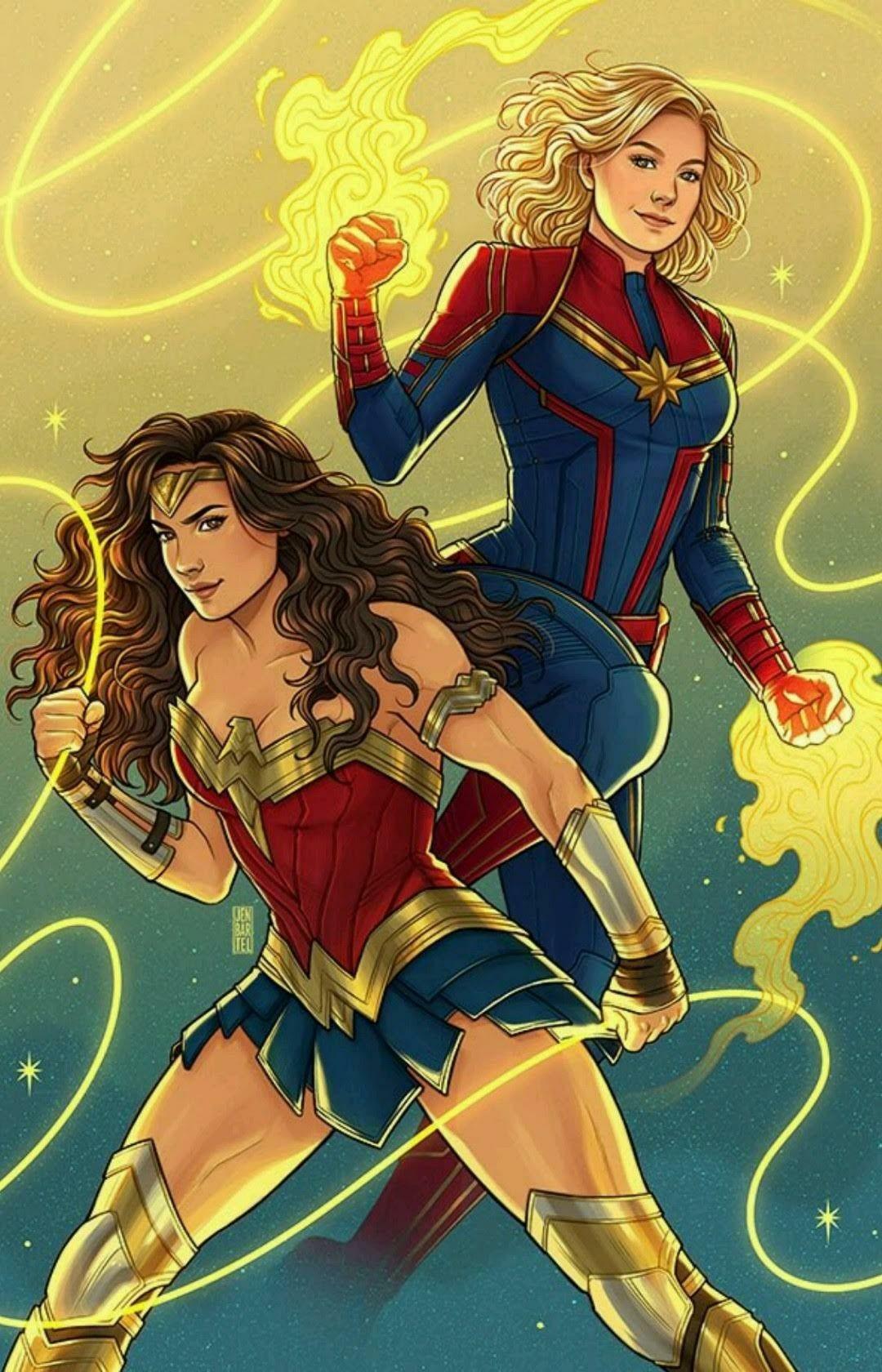 1080x1680 Wallpaper Captain Marvel Dc