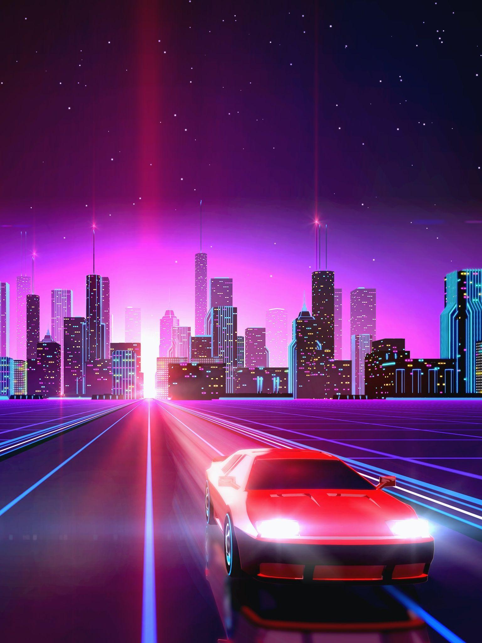 Aesthetic Vaporwave City Wallpapers - Top Free Aesthetic Vaporwave City ...