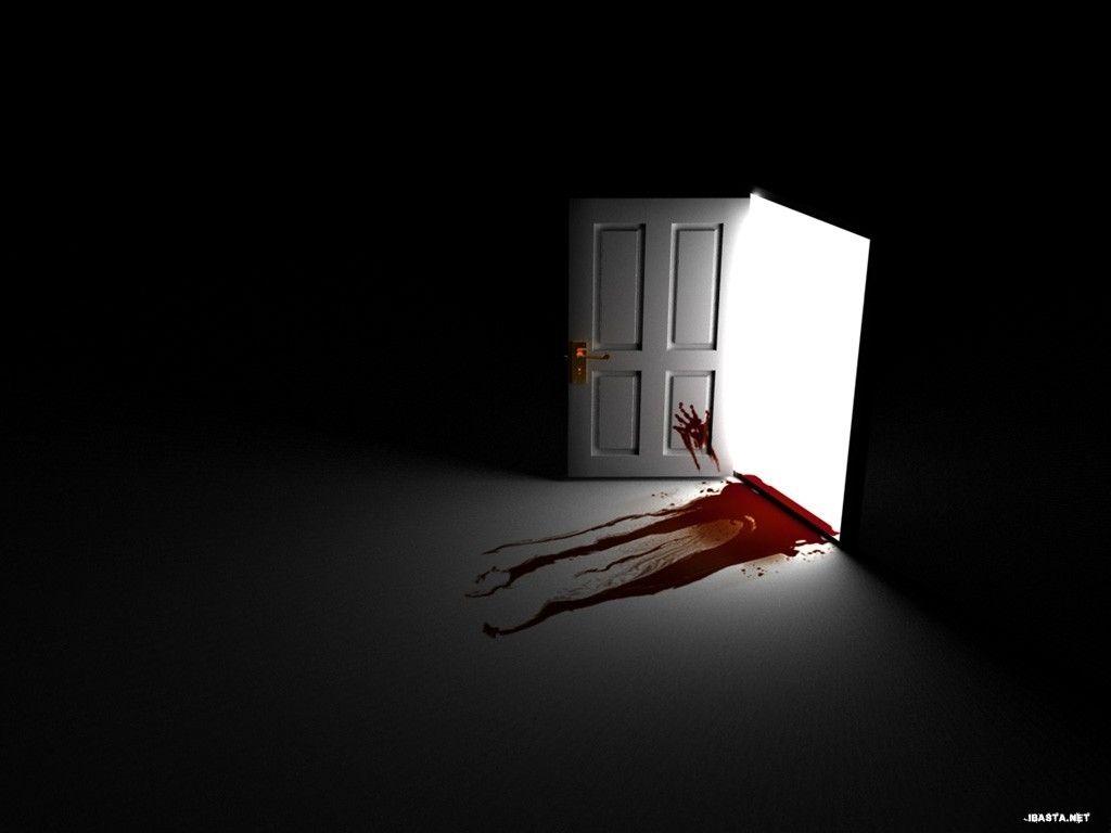 1024x768 Emo With Blood Creepy .