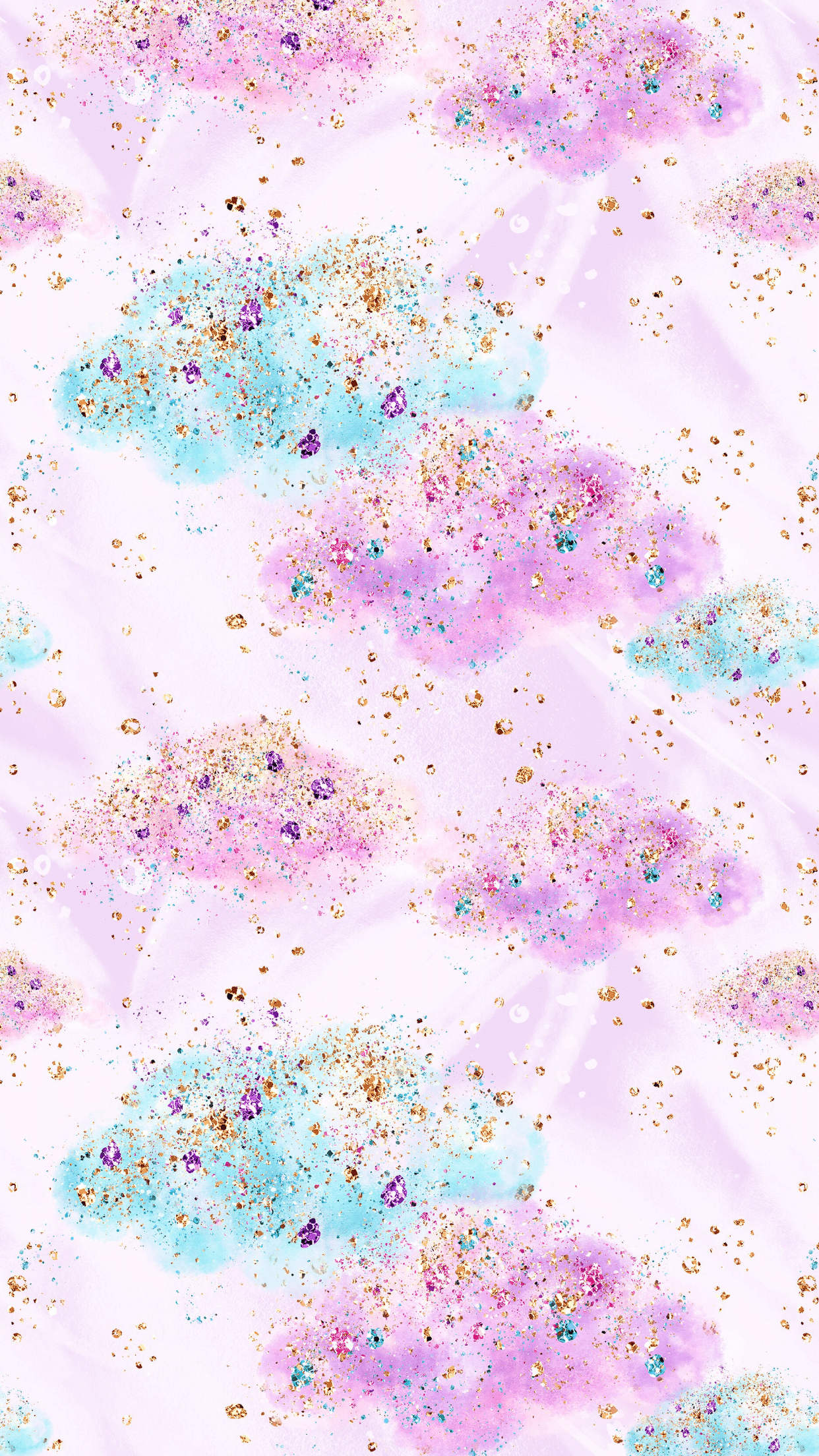 1242x2208 Cotton Candy Cute Pink Unicorn