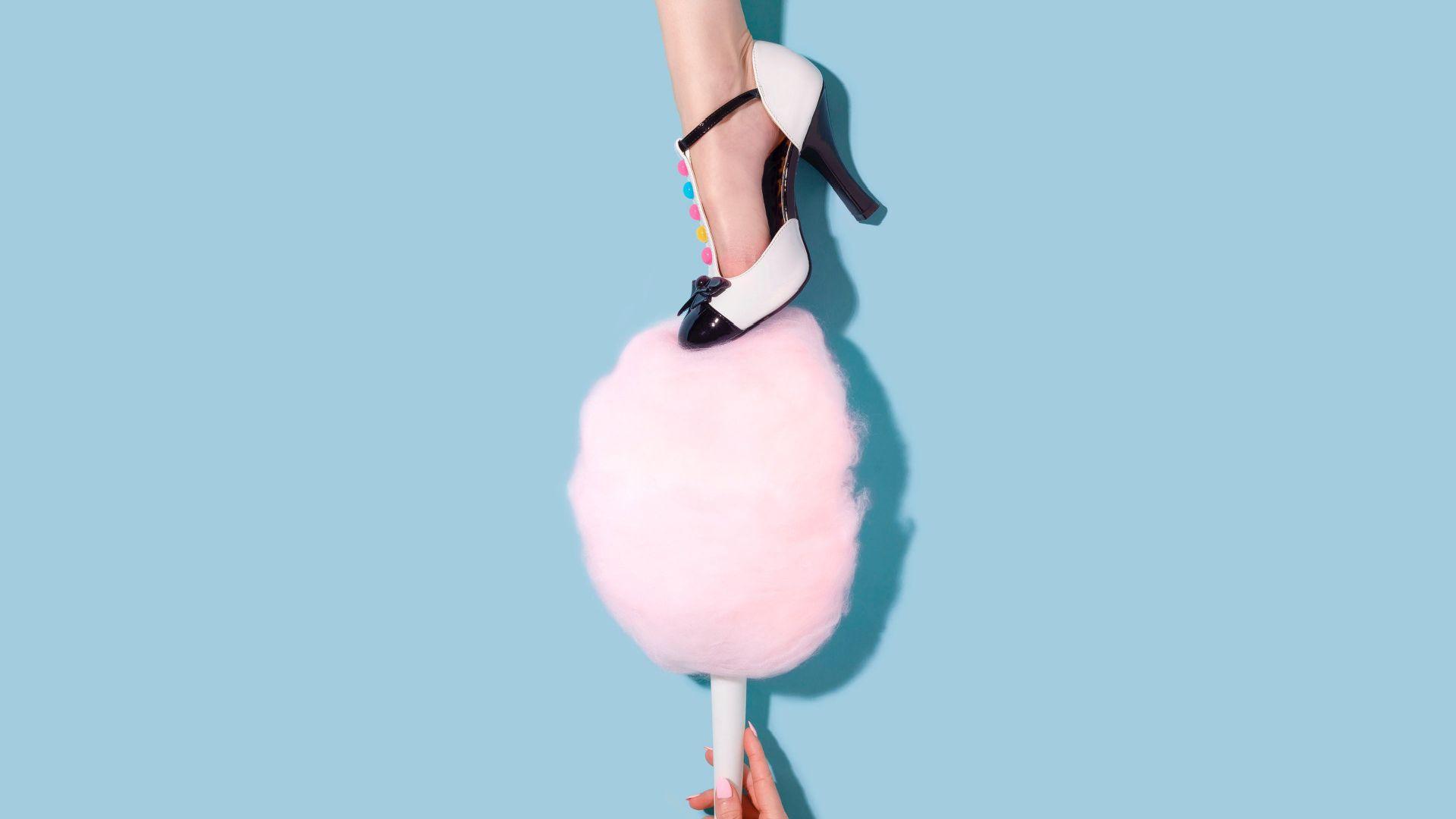 1920x1080 Pink Cotton Candy Free HQ Image .