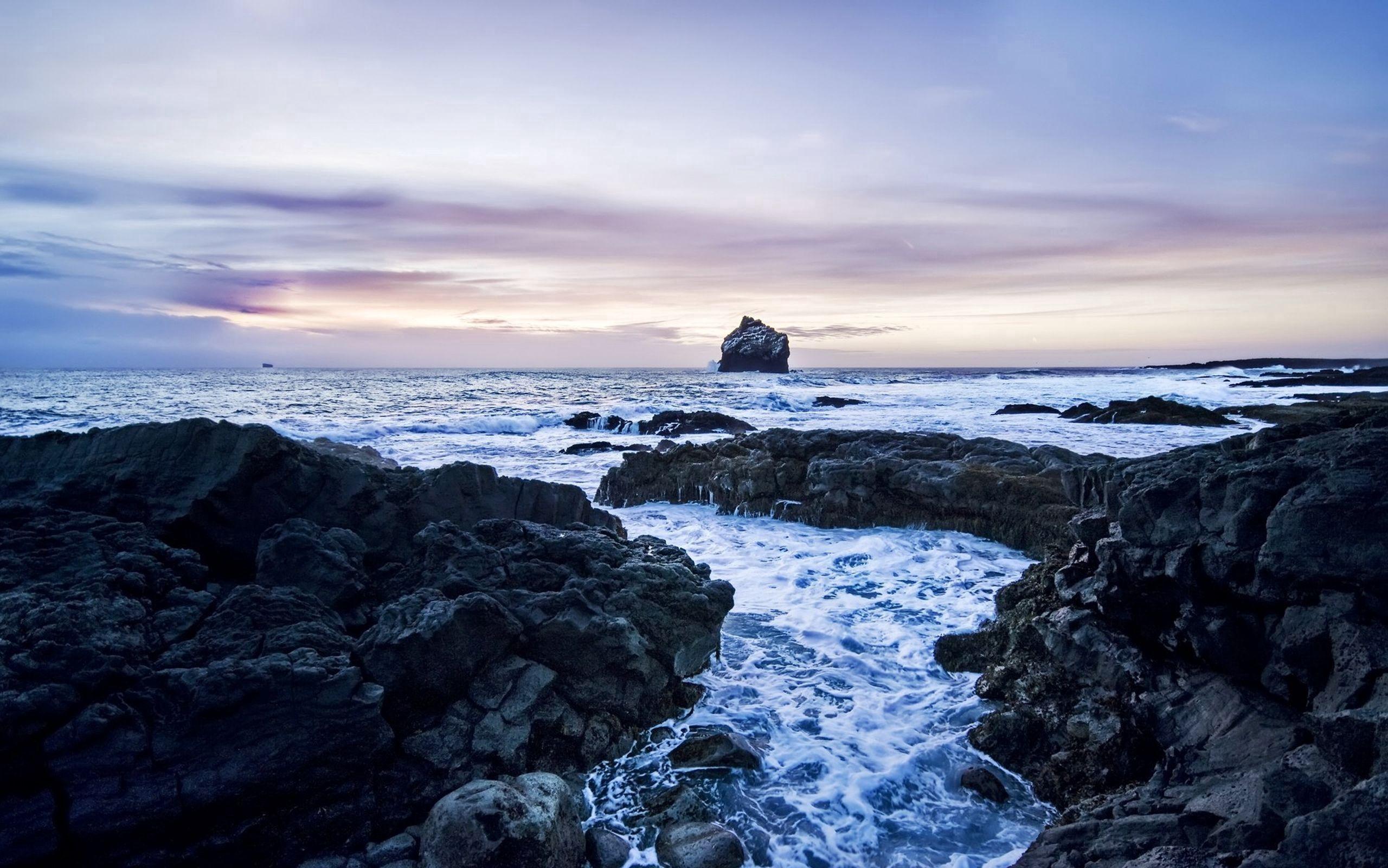2560x1600 Beach Rock Sky HD Wallpaper .