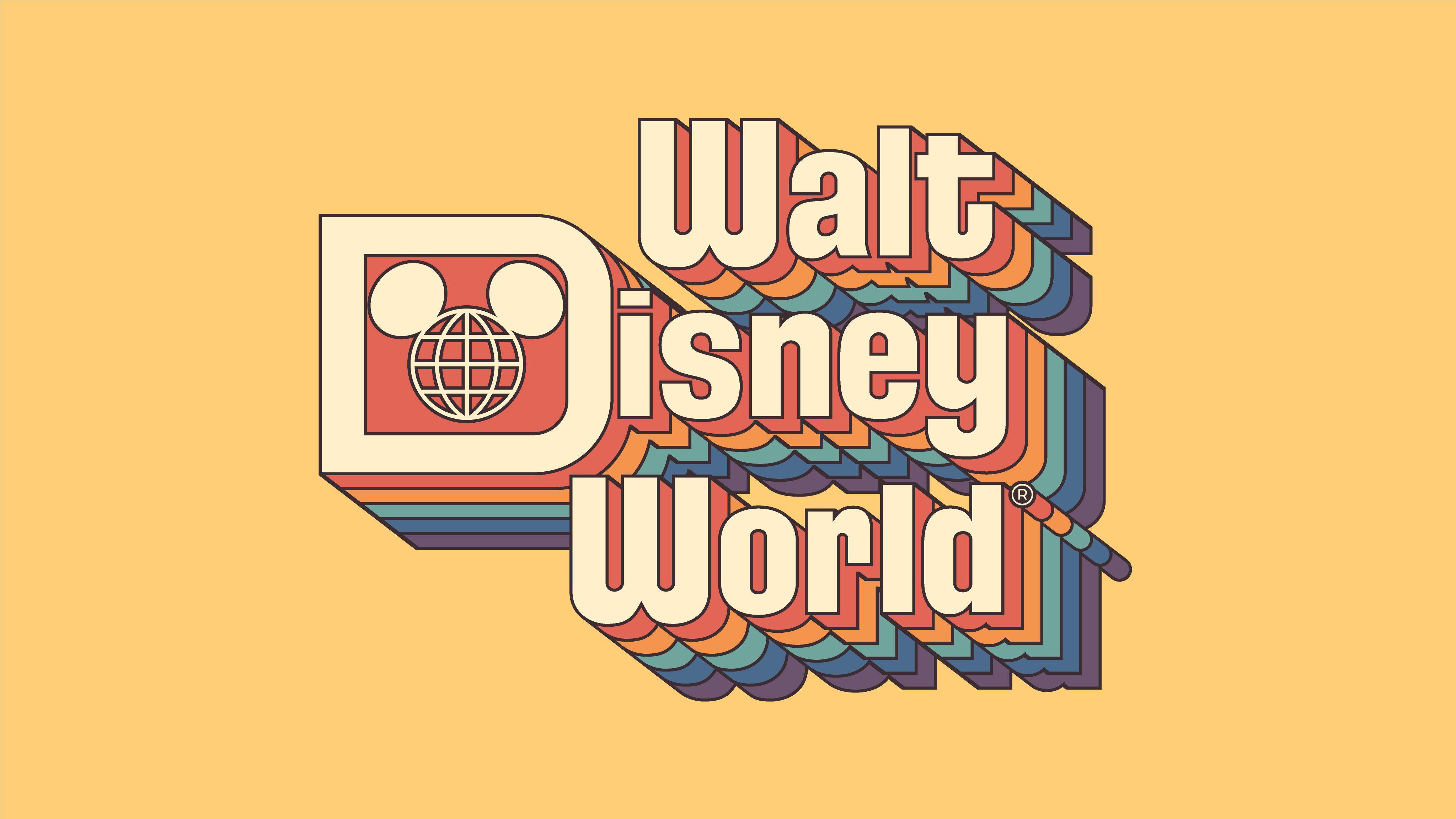 4096x2304 Retro Disney World Wallpaper