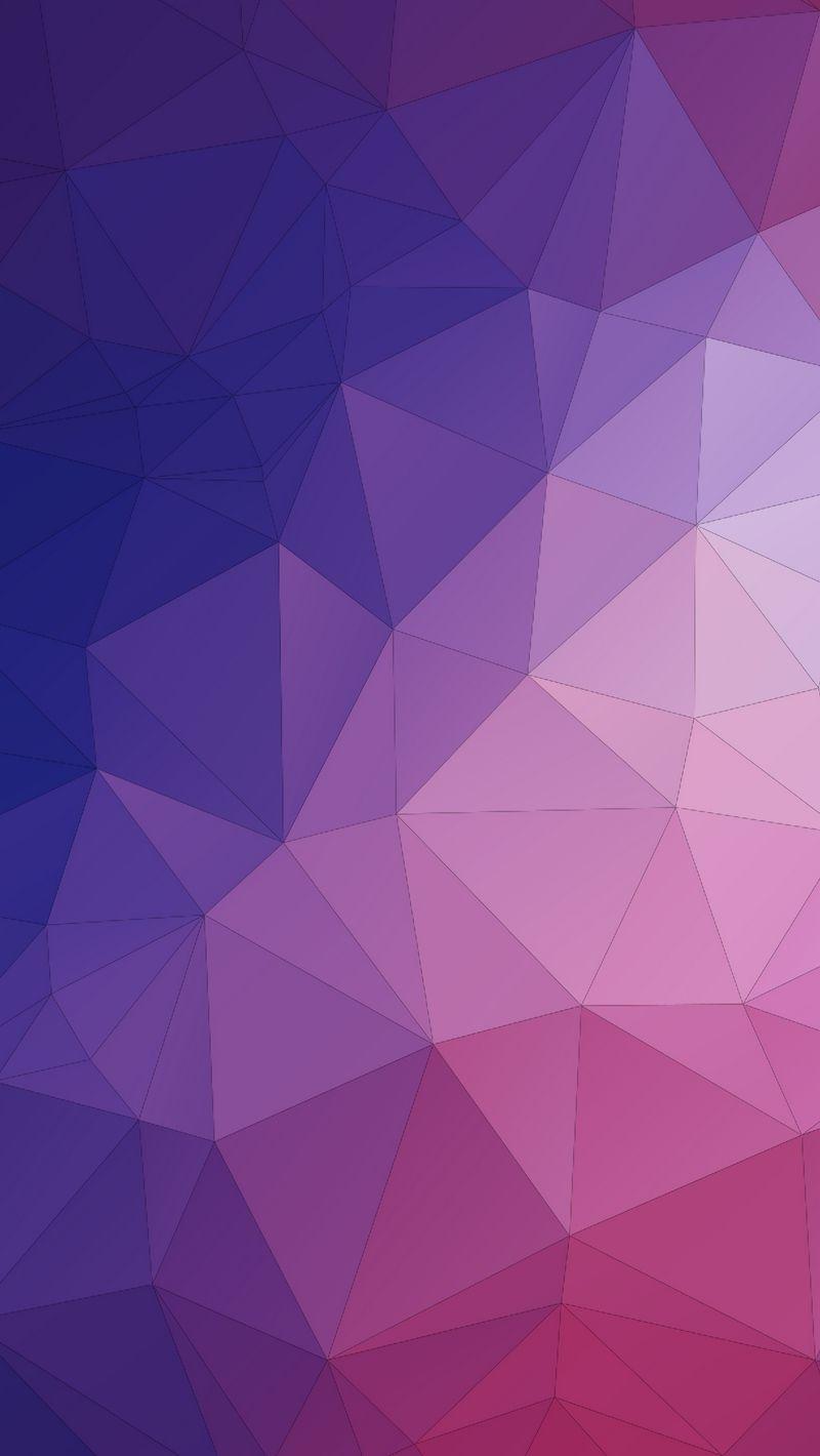 800x1420 Wallpaper Polygon, Triangles, Geometric .
