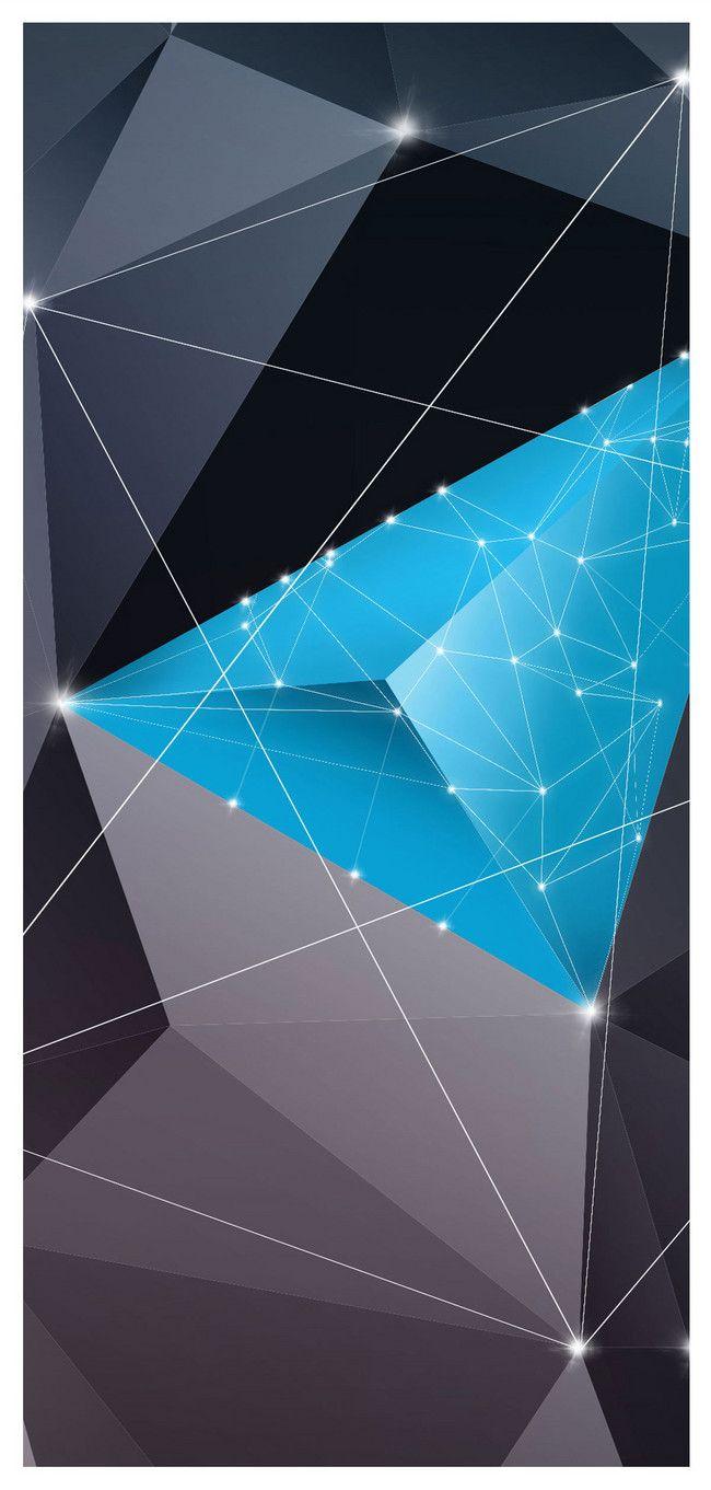 650x1361 Mobile Phone Wallpaper With Geometric Polygon Background Background Image Free Download 400509694