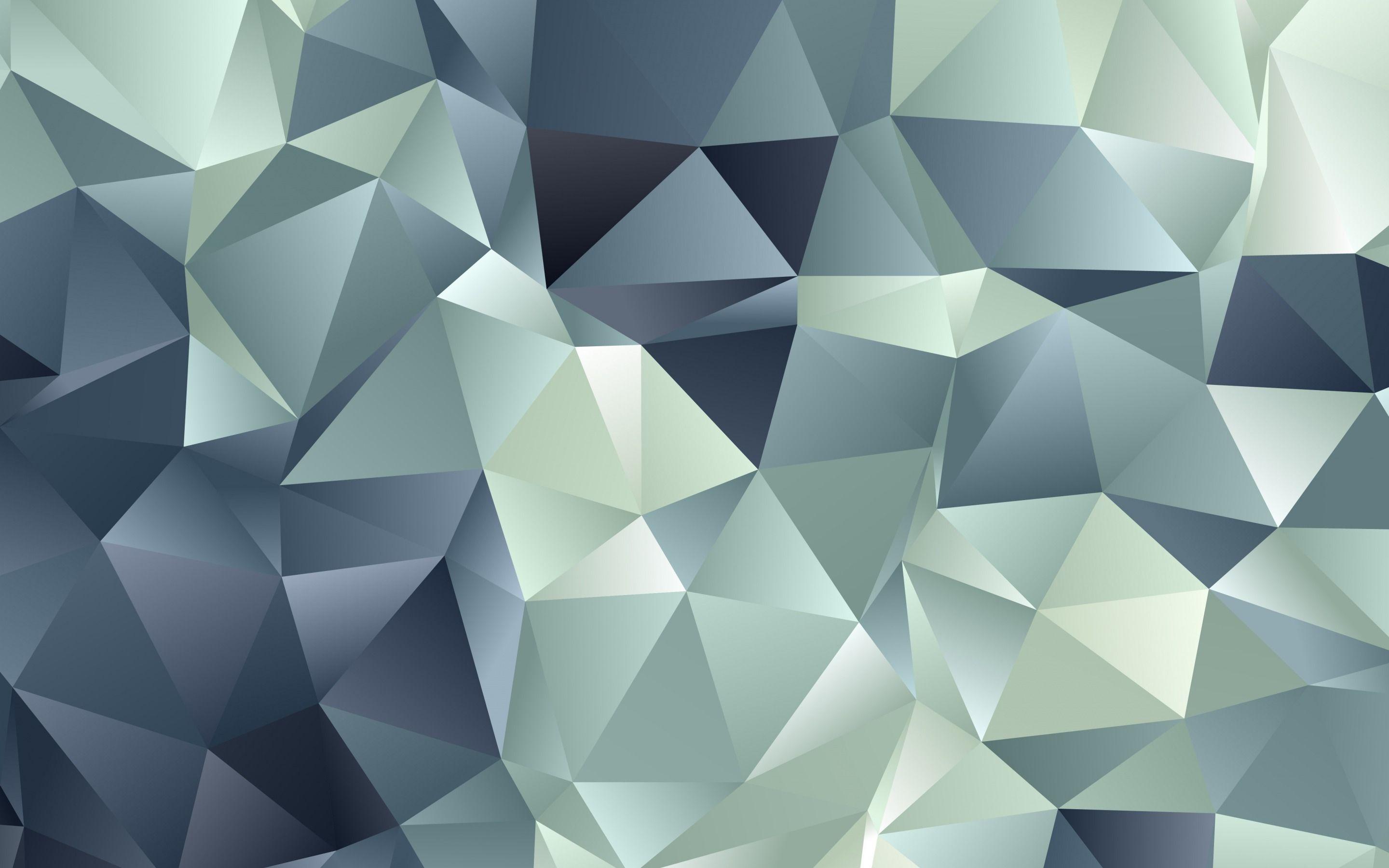 2880x1800 Download wallpaper polygon gray .