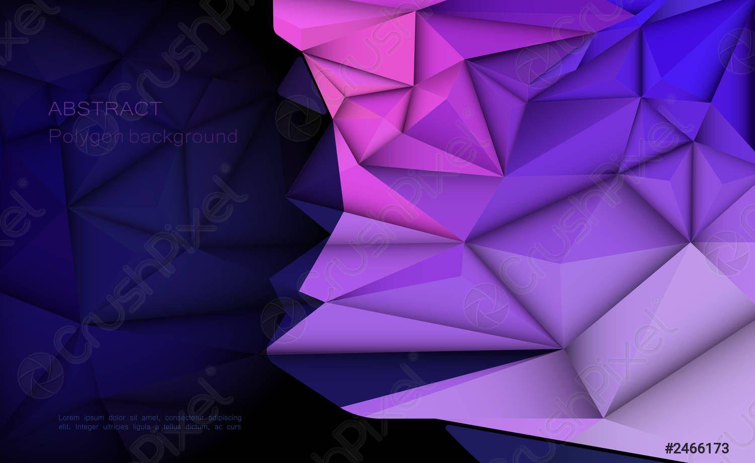 1500x921 Vector 3D Geometric Polygon Line .