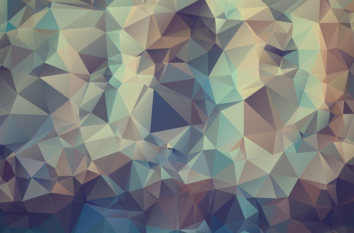 1200x790 High Res Geometric Polygon Background .
