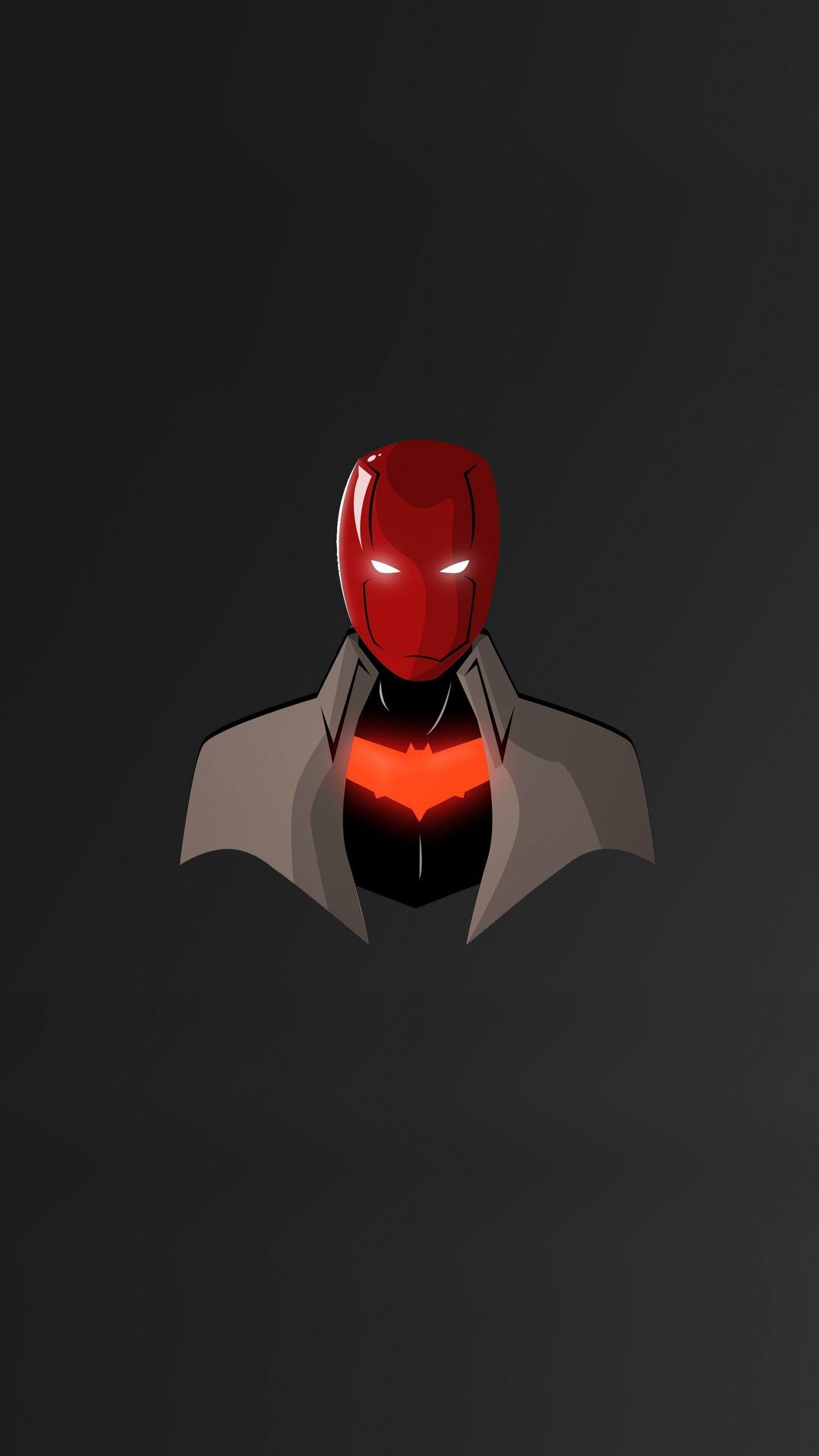 1440x2560 Red Hood Symbol Wallpaper