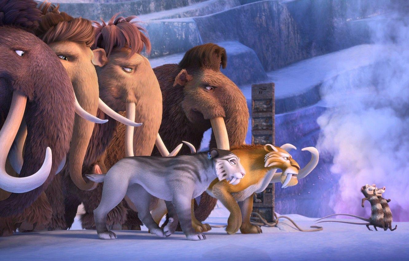 1332x850 Wallpaper tiger, cartoon, Ice Age .