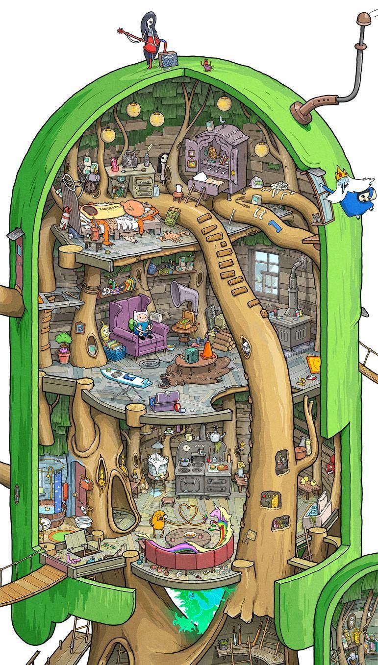 adventure-time-treehouse-wallpapers-top-free-adventure-time-treehouse-backgrounds