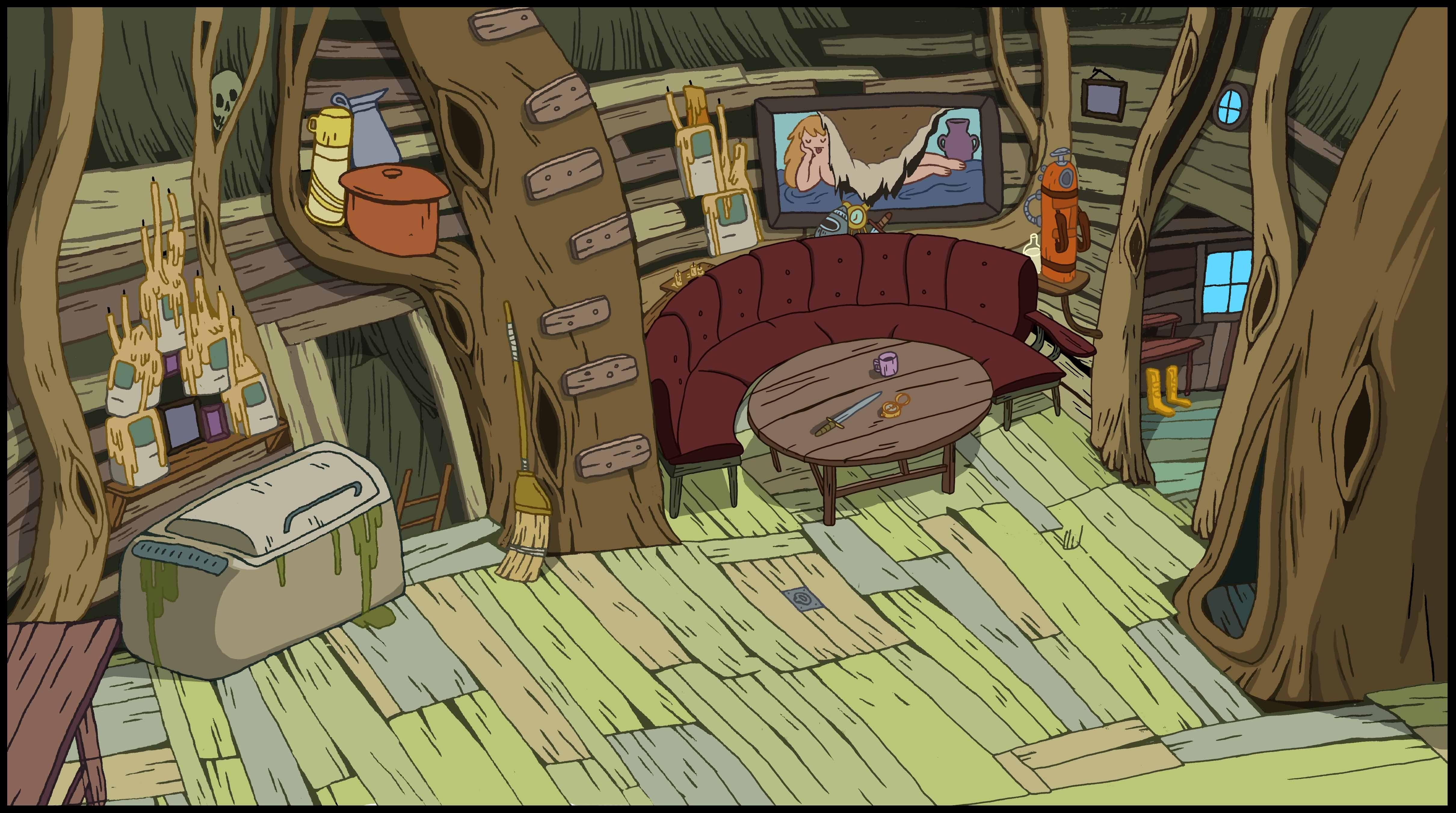 adventure time living room