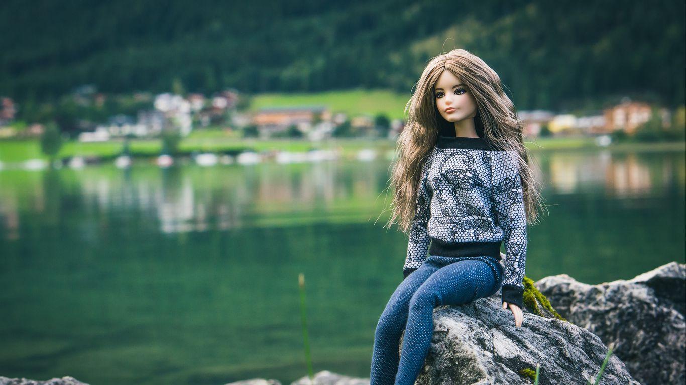 1366x768 wallpaper 1366x768 barbie, doll, girl .