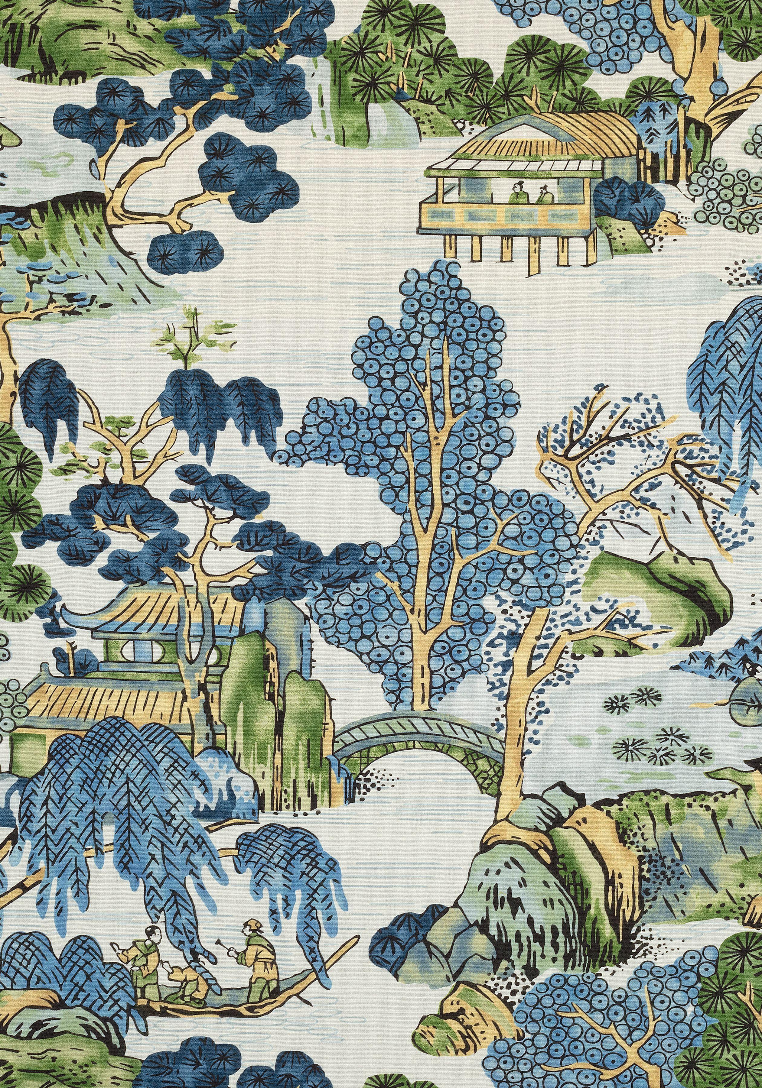 2520x3600 ASIAN SCENIC, Blue and Green, F975462 .com