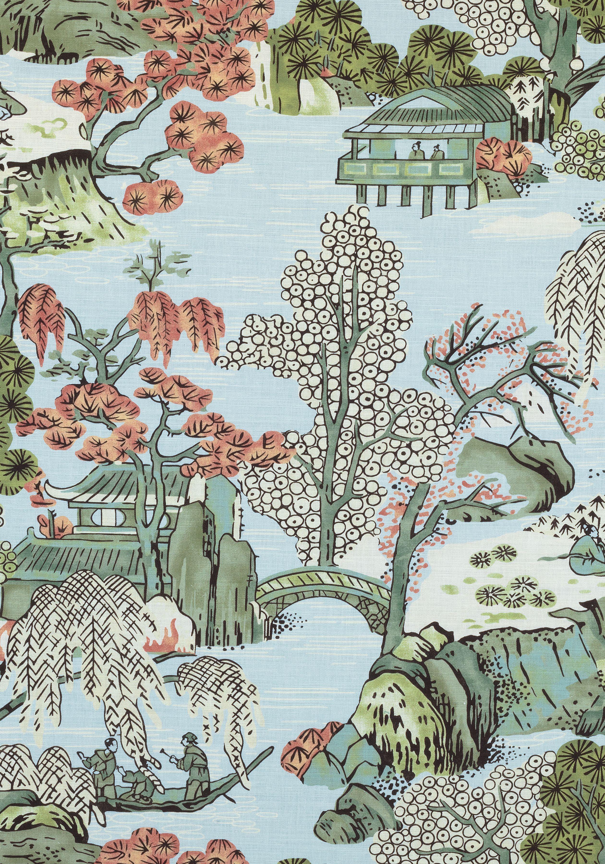 2520x3600 ASIAN SCENIC, Robin's Egg, F975460 .com
