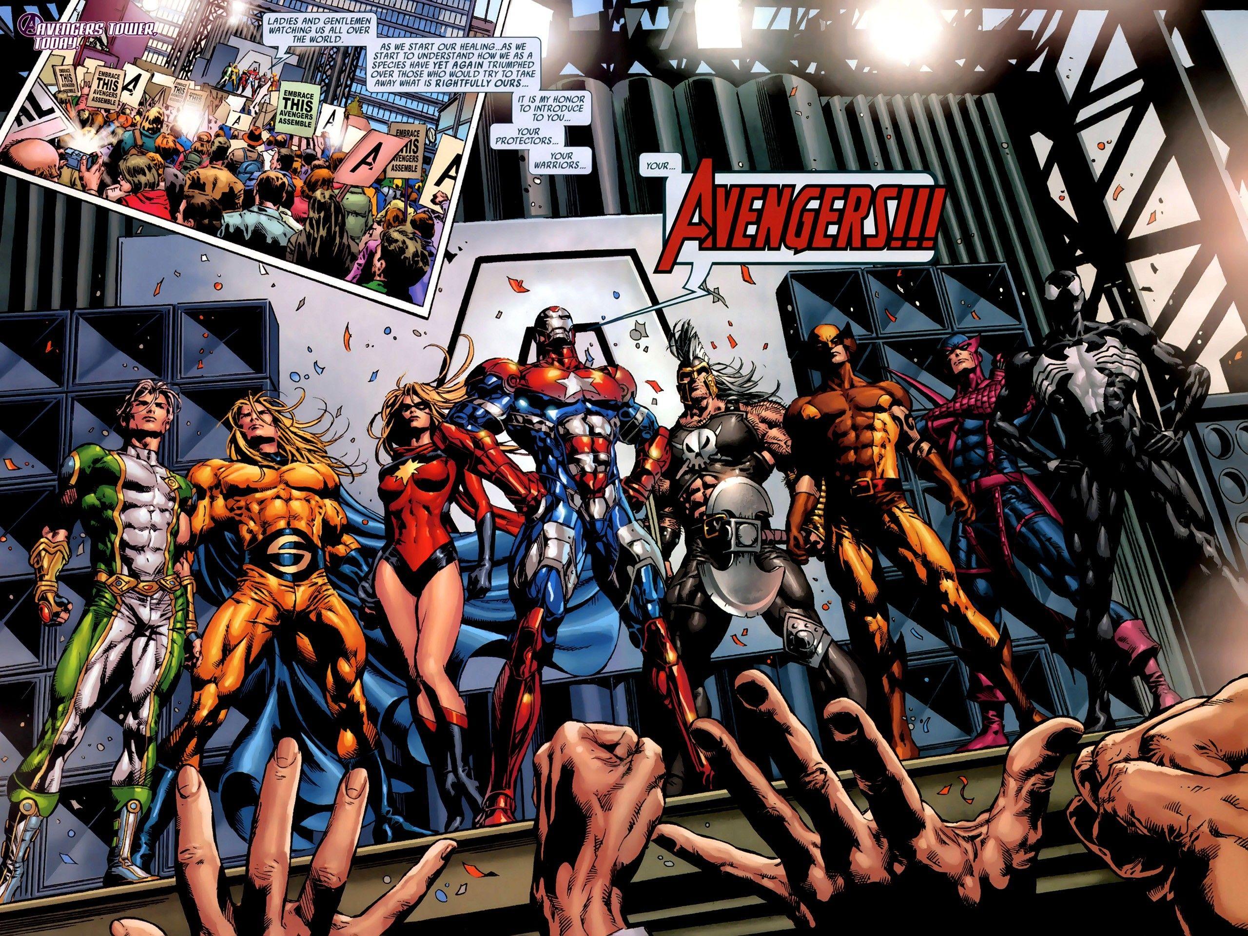2560x1919 Hawkeye Iron Man Ms Marvel Sentry .