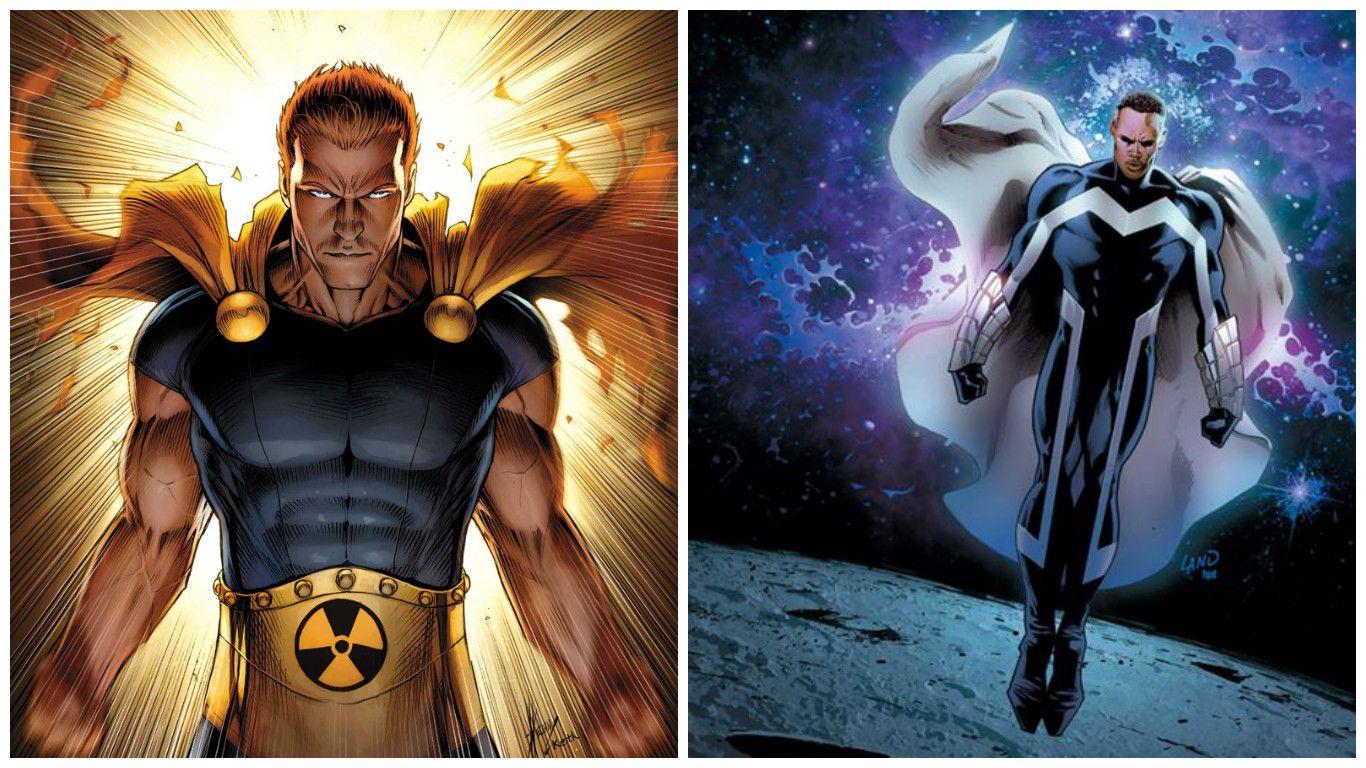 1366x768 Hyperion & Blue Marvel vs Black Bolt .comicvine.