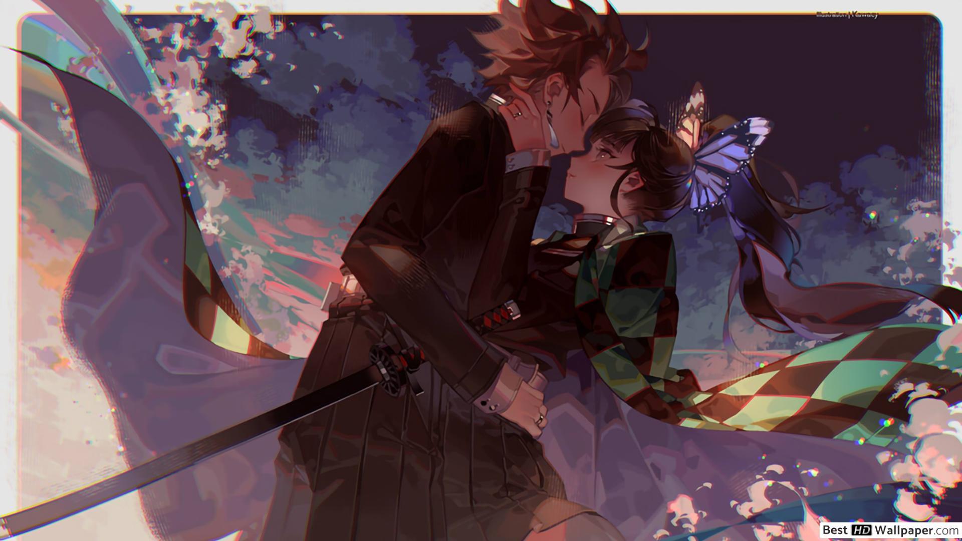 1920x1080 Kimetsu no yaiba and Kanao's .