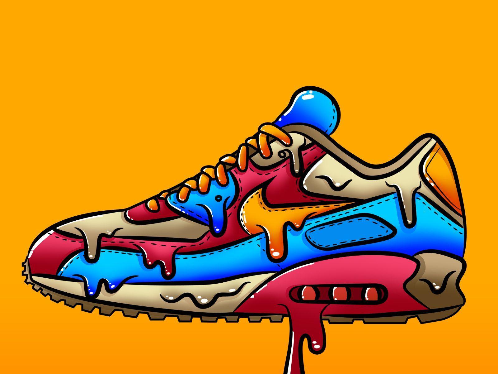 Pin by Alex on Shoe wallpapers  Sneakers wallpaper Shoes wallpaper  Sneakers illustration