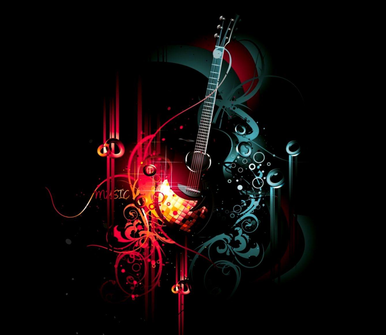 Neon Guitar Wallpapers - Top Free Neon Guitar Backgrounds - WallpaperAccess