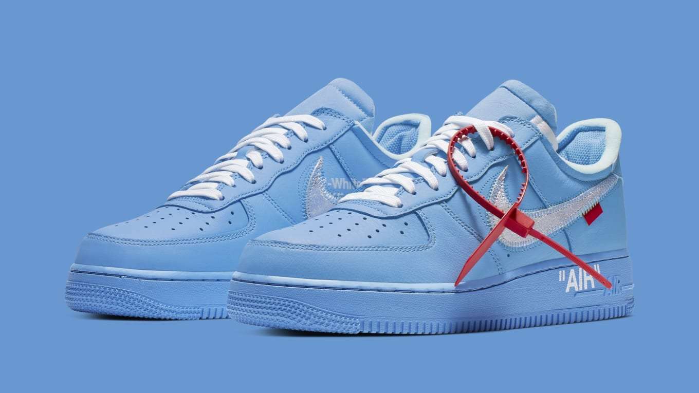 off white air force 1 blue