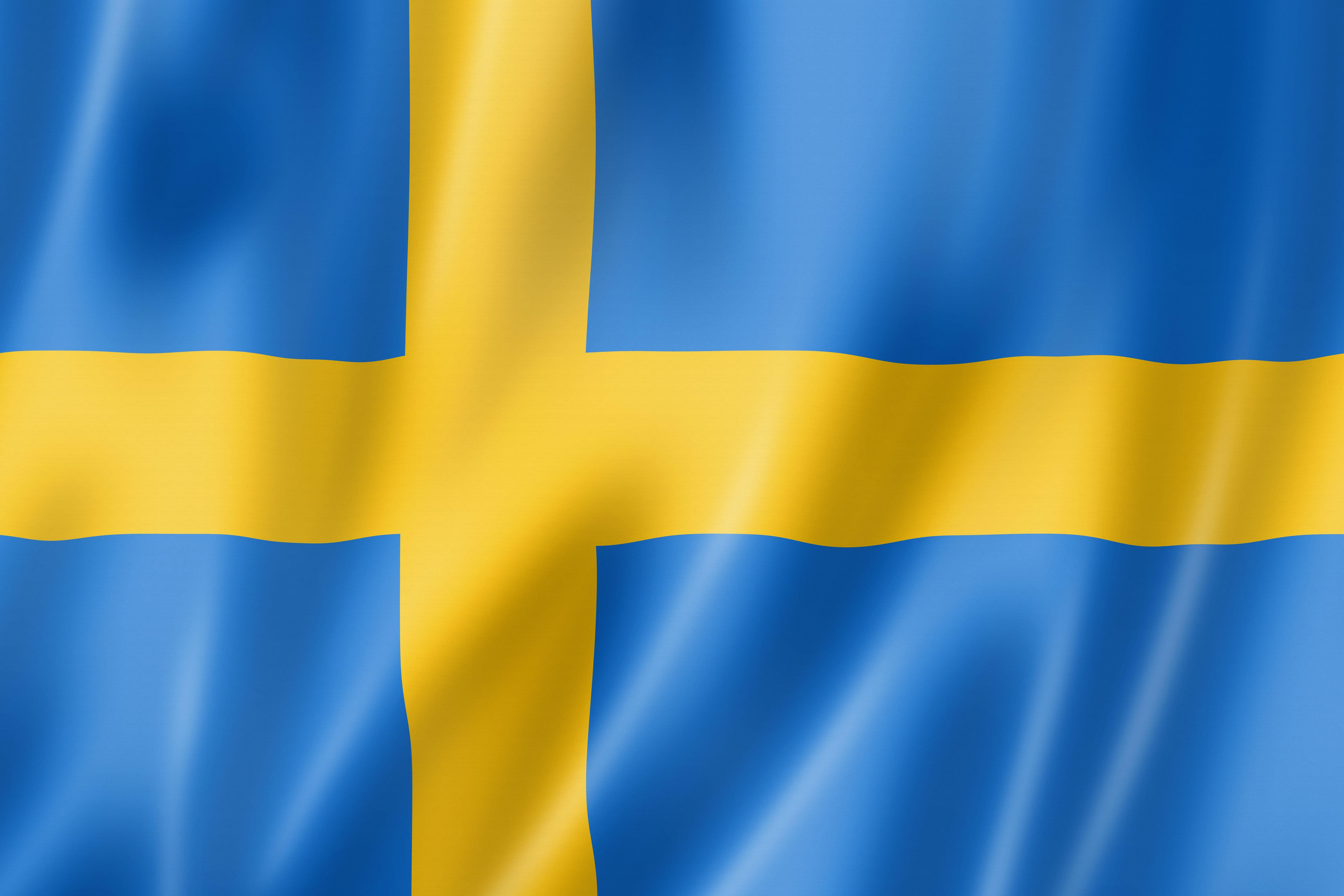 6120x4080 Sweden Flag Wallpaper