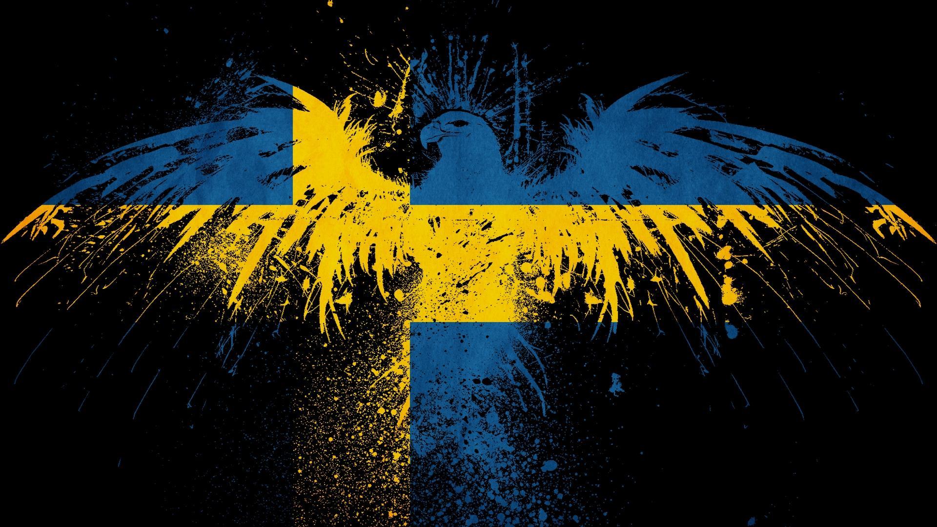 1920x1080 Swedish Flag Wallpaper -