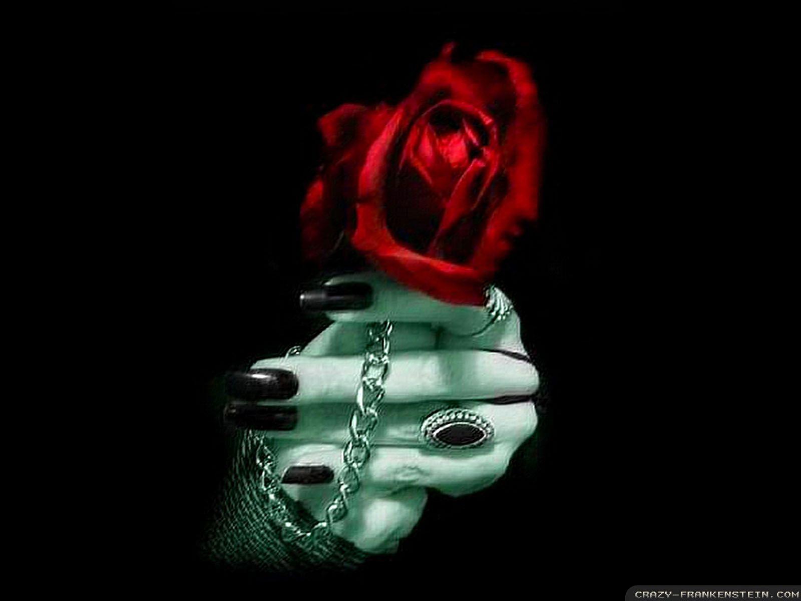 1600x1200 Gothic Red Rose Wallpaperredrosesimage.