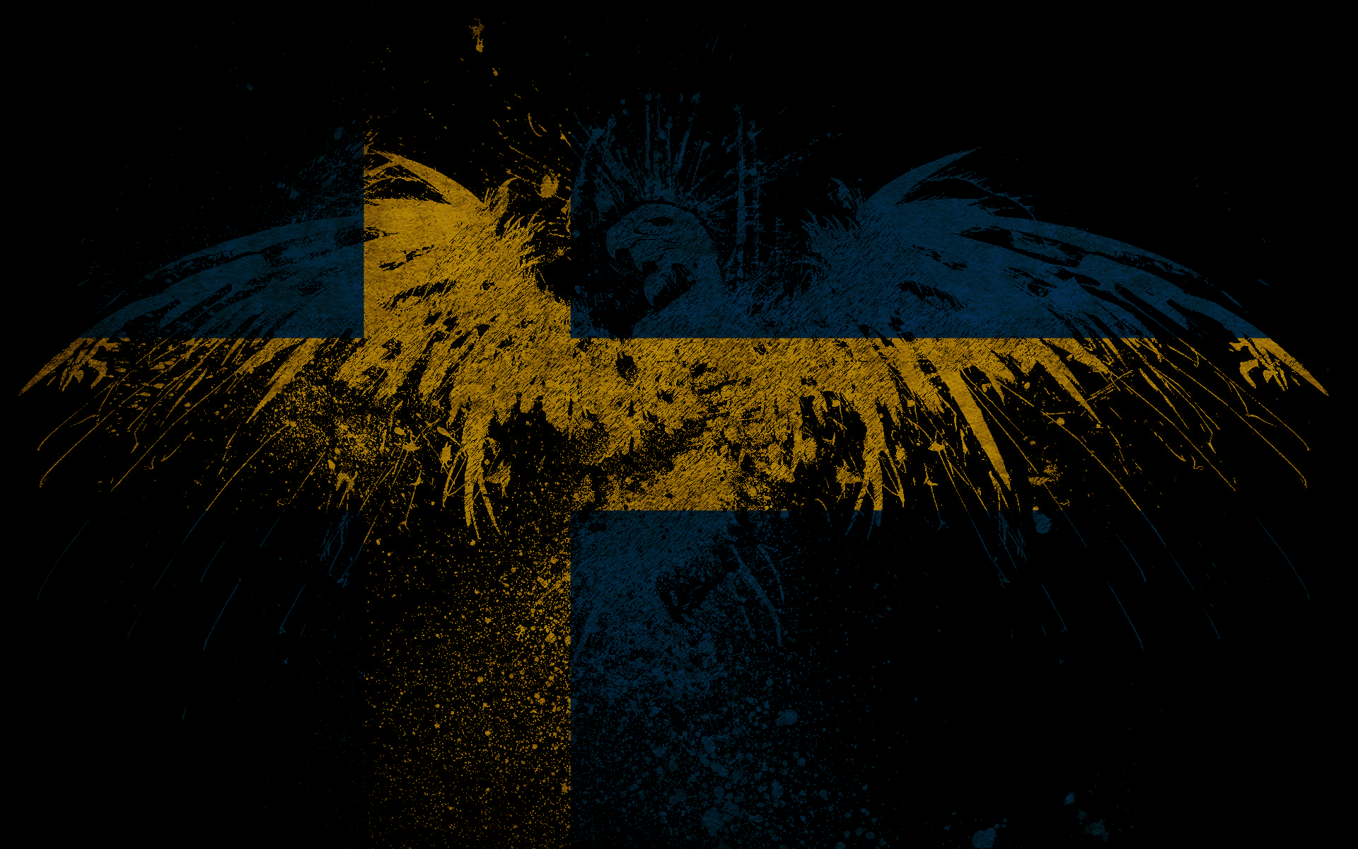 1920x1200 Scandinavian Flag Colors Wallpaper on .