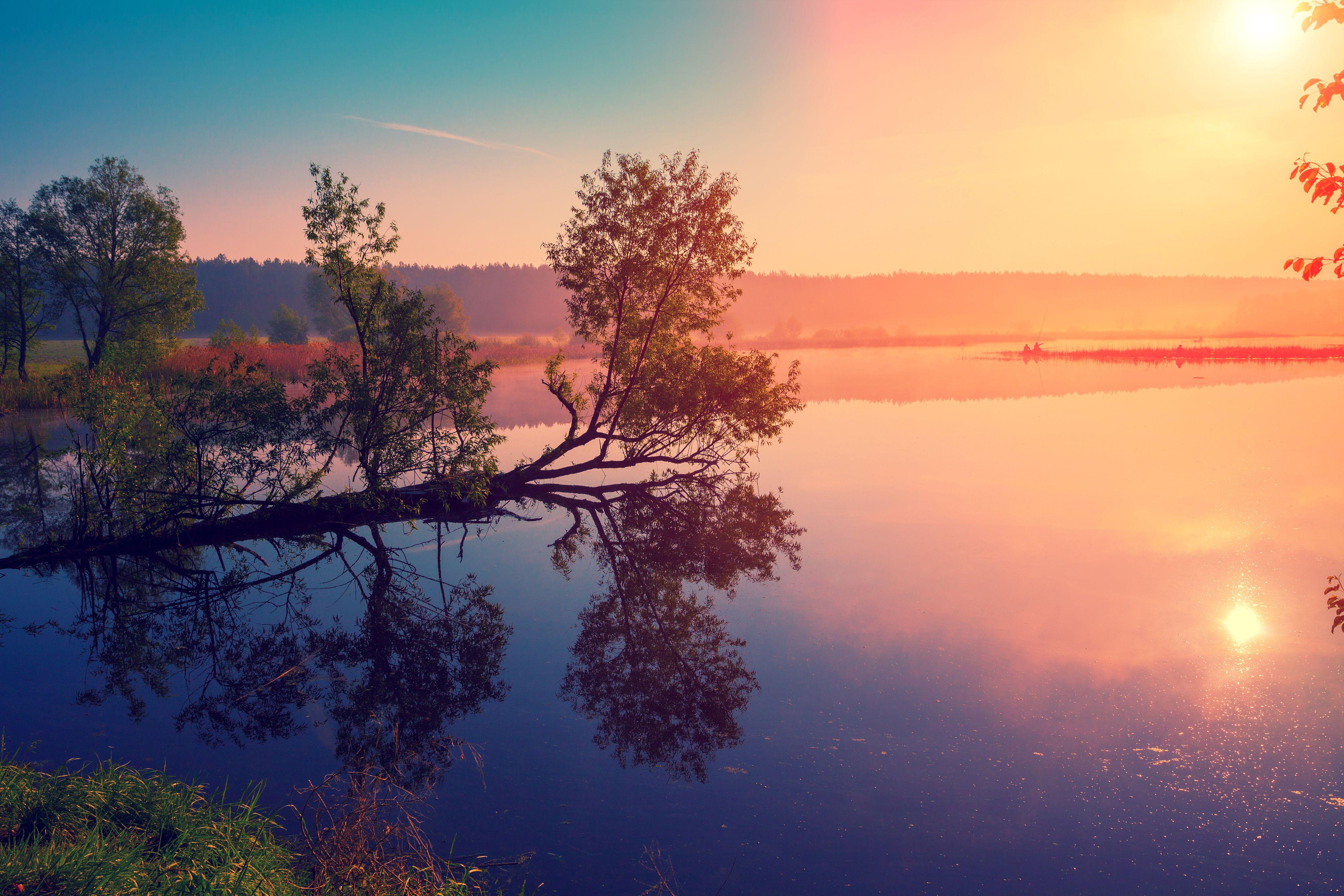 4000x2667 sunrise HD wallpaper, Background .