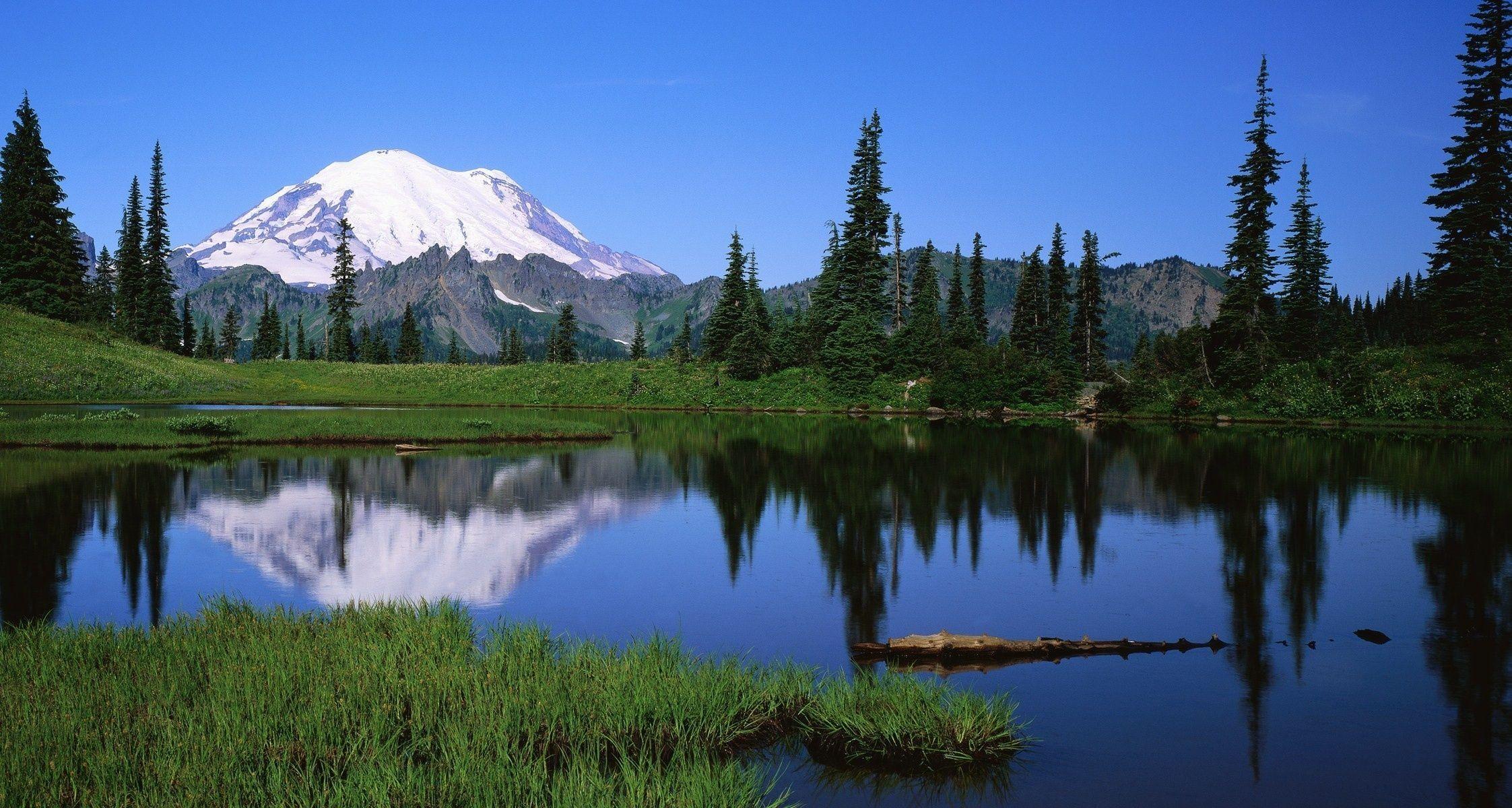 2245x1200 Mount Rainier National Park, Sunrise .