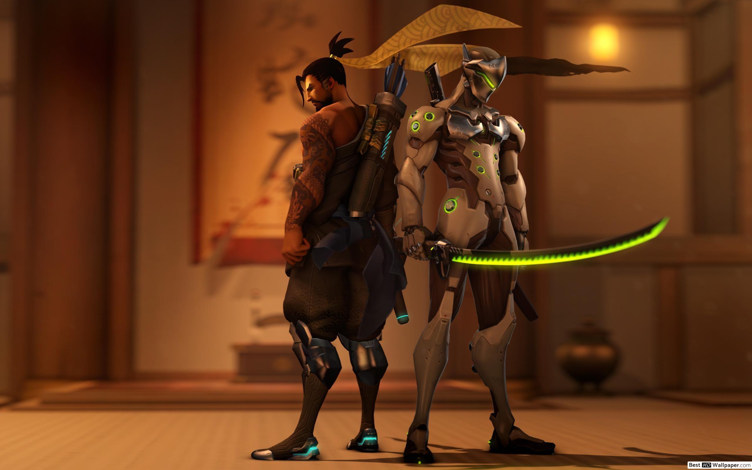2560x1600 Overwatch Vs Hanzo HD wallpaper .