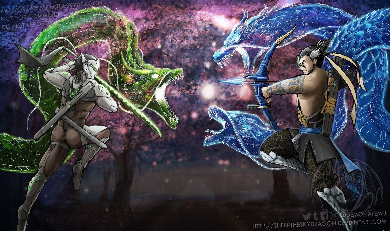 1600x947 Genji Hanzo Wallpaper