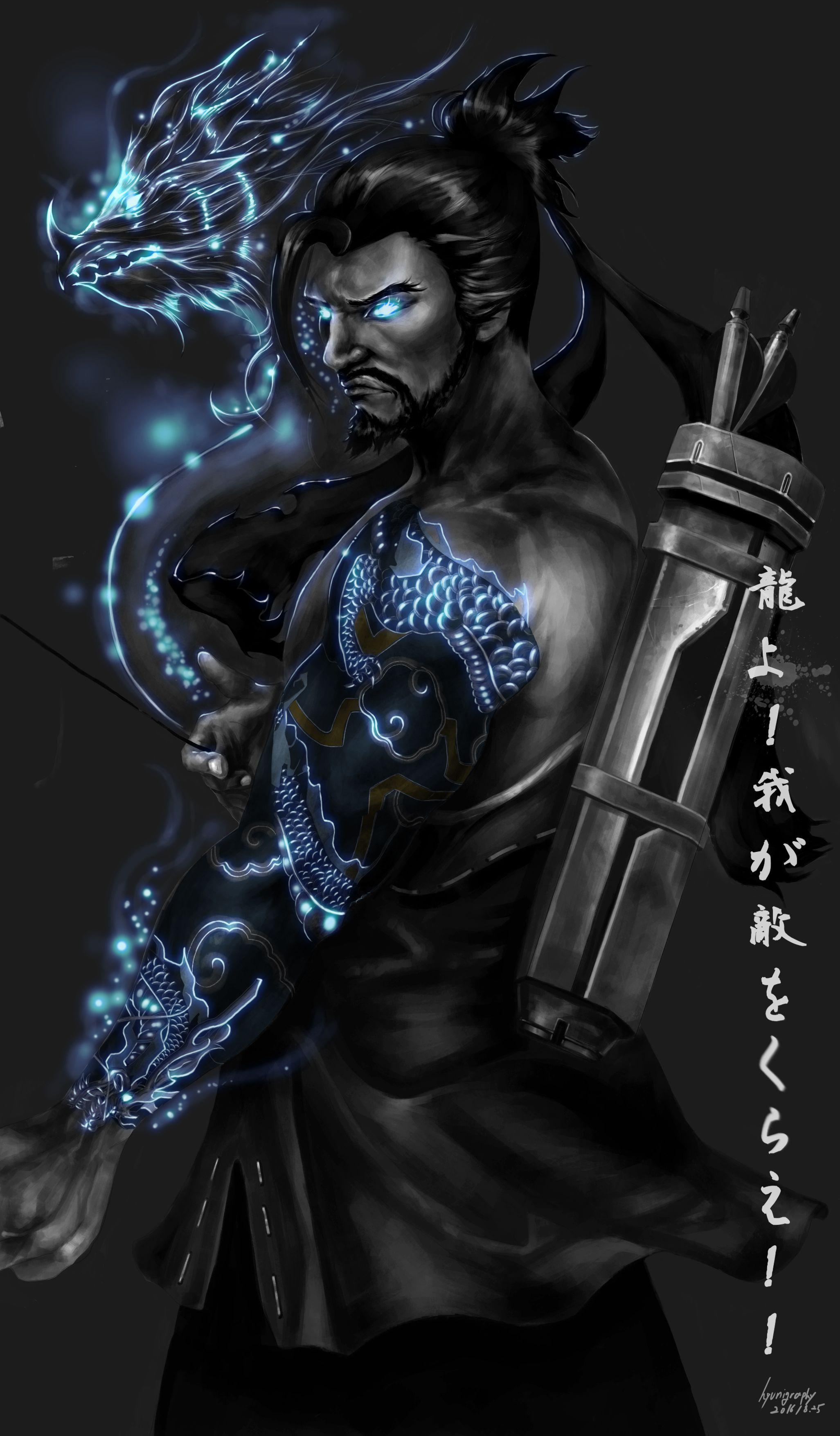 2053x3508 Hanzo Overwatch FanArt Wallpaper .