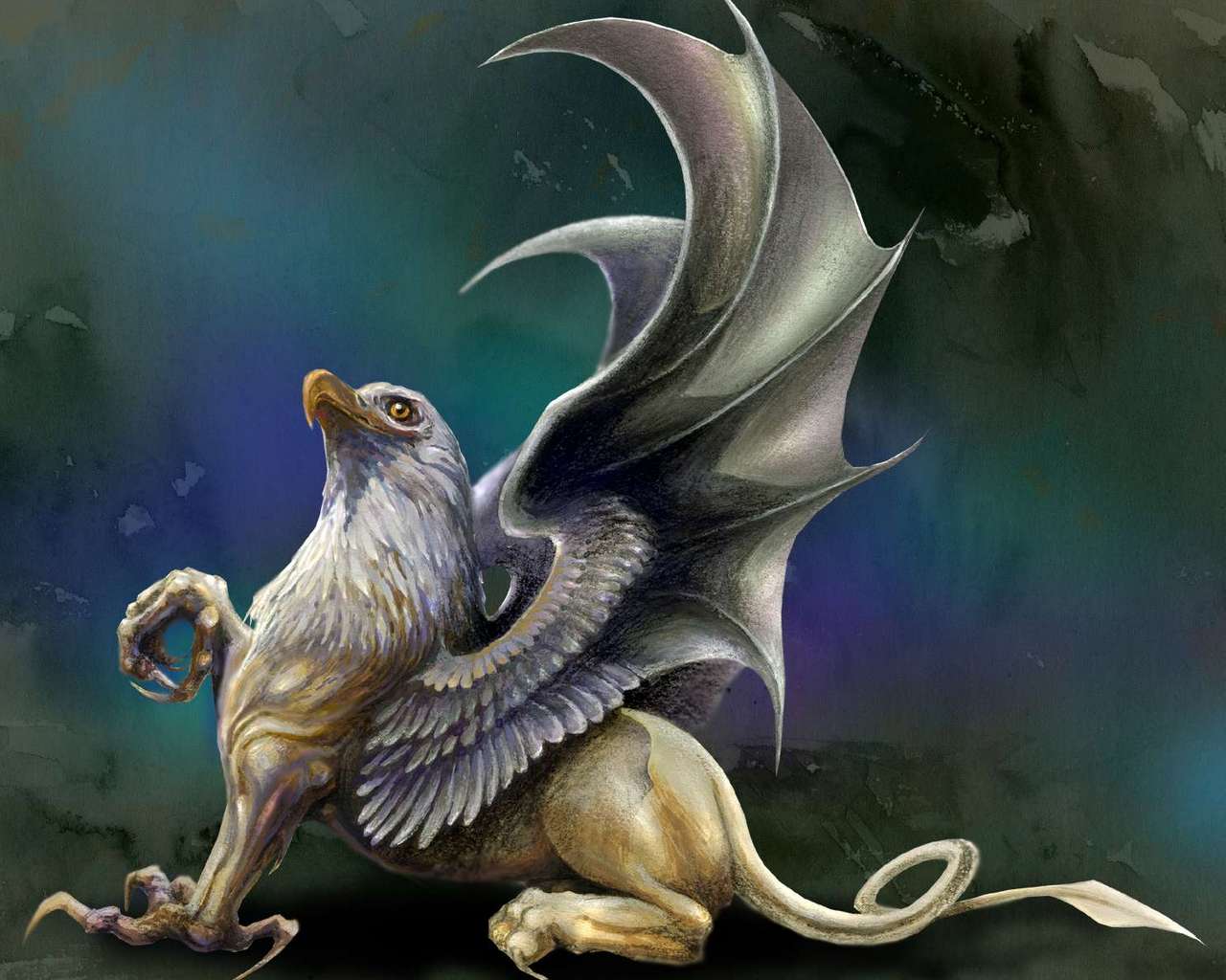 1280x1024 Title Fantasy Griffin Fantasy .