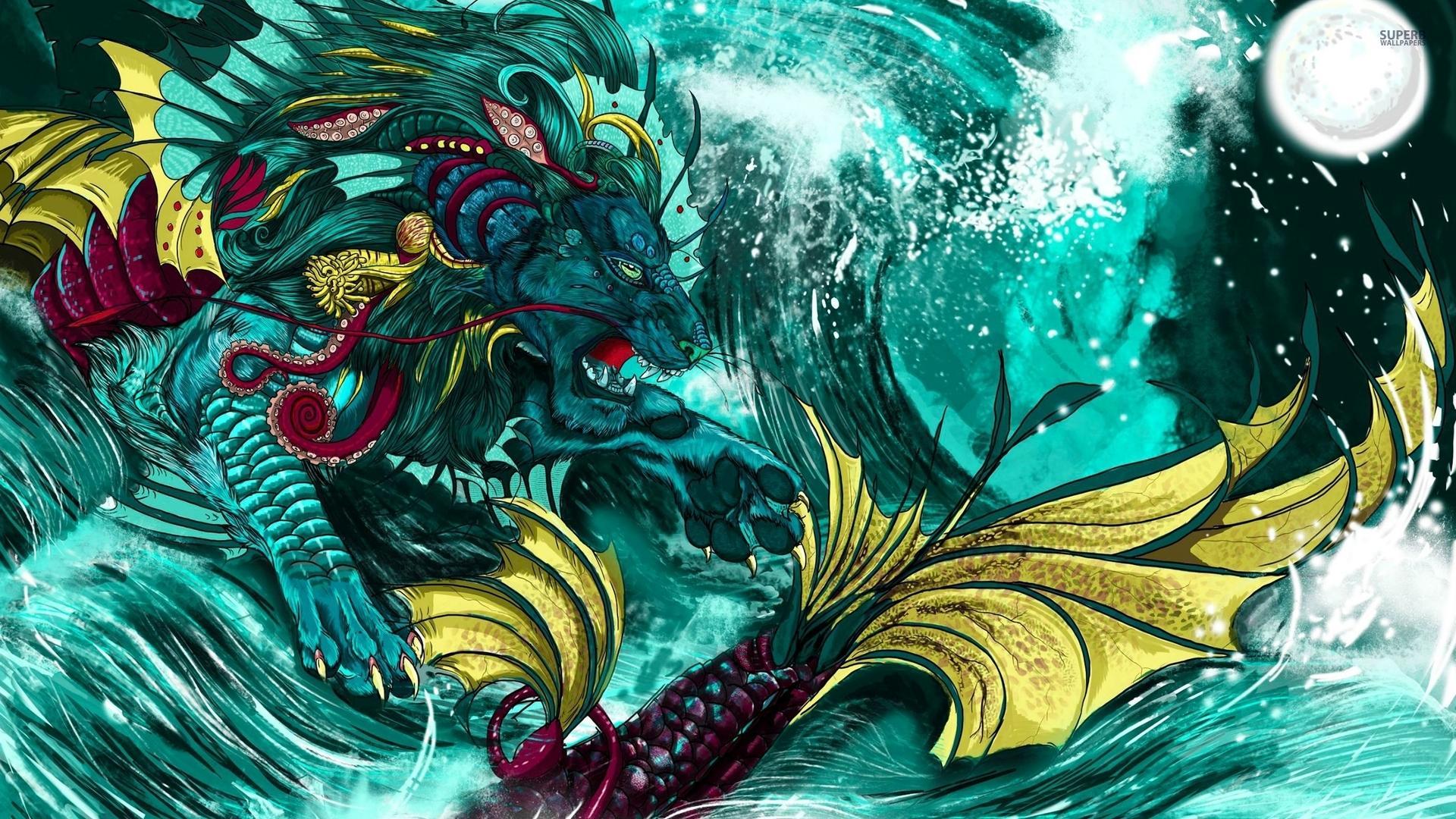 1920x1080 Mythical Creature Wallpaper