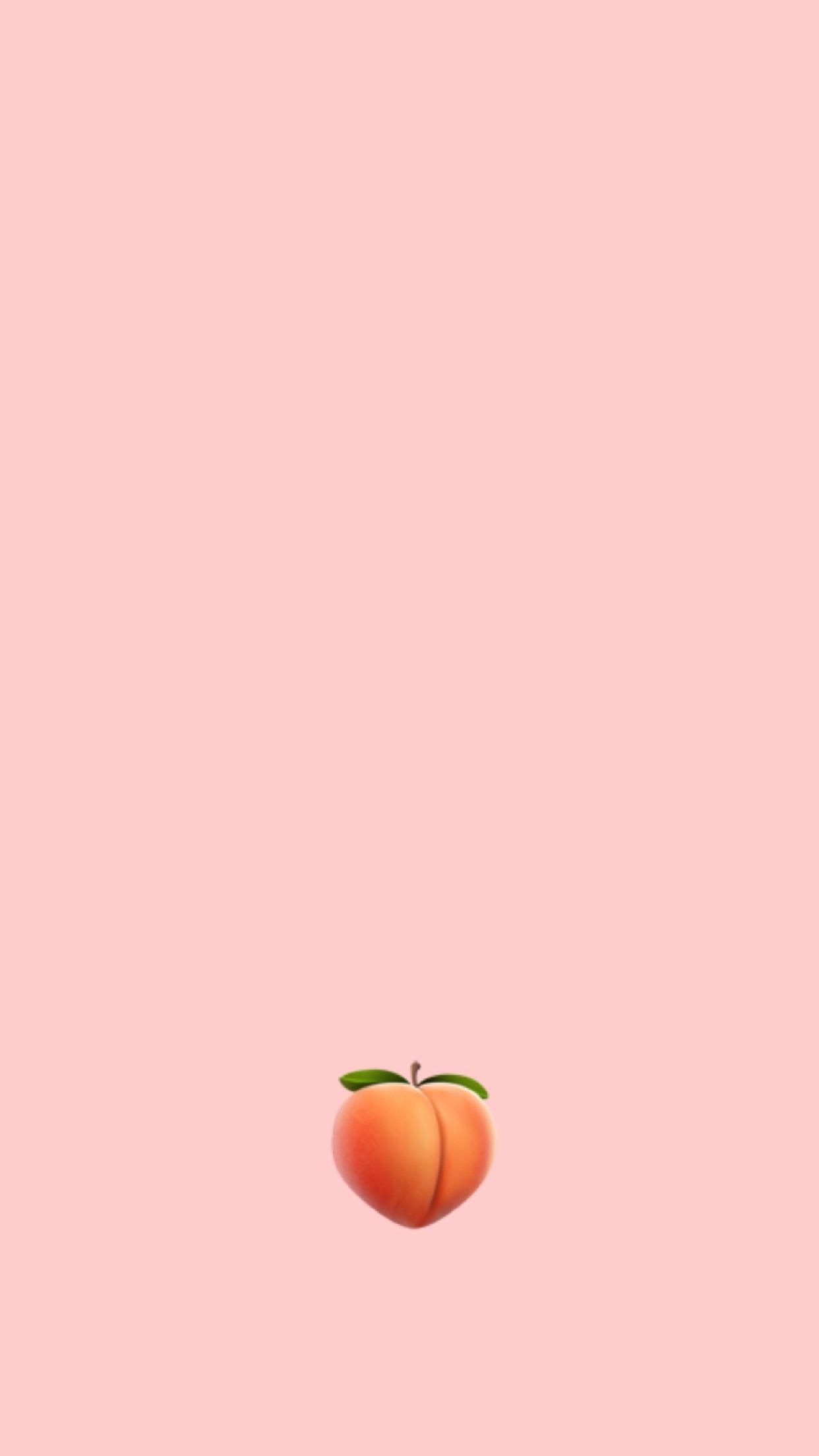 Peach Emoji Background
