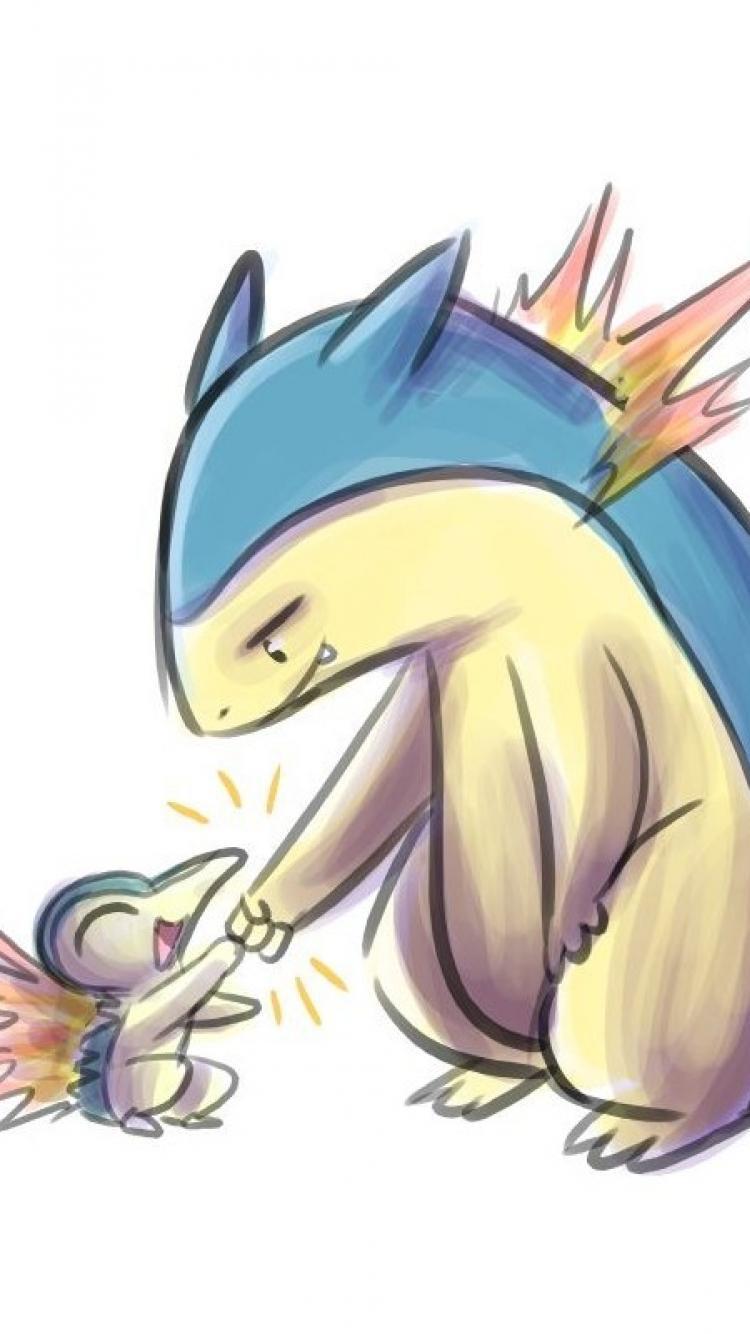 750x1334 Pokemon evolution cyndaquil typhlosion .