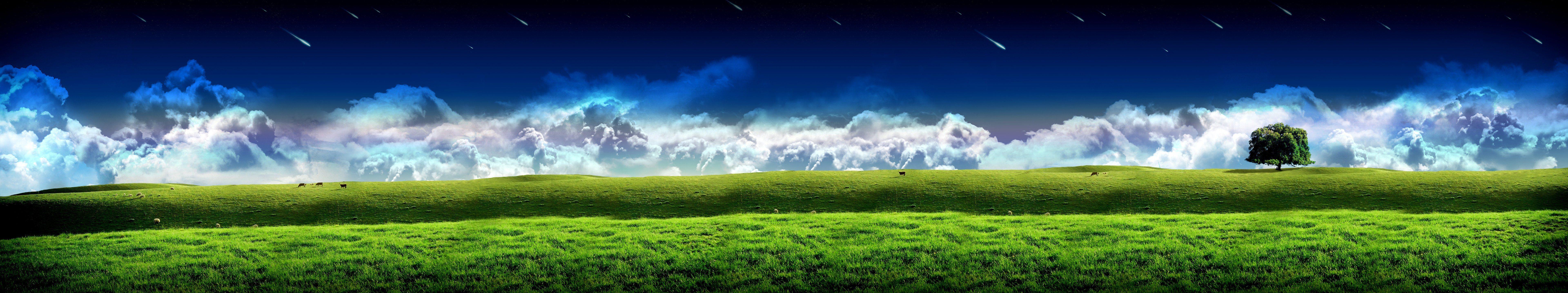 7680x1440 Three Tailed Beast Wallpaper .