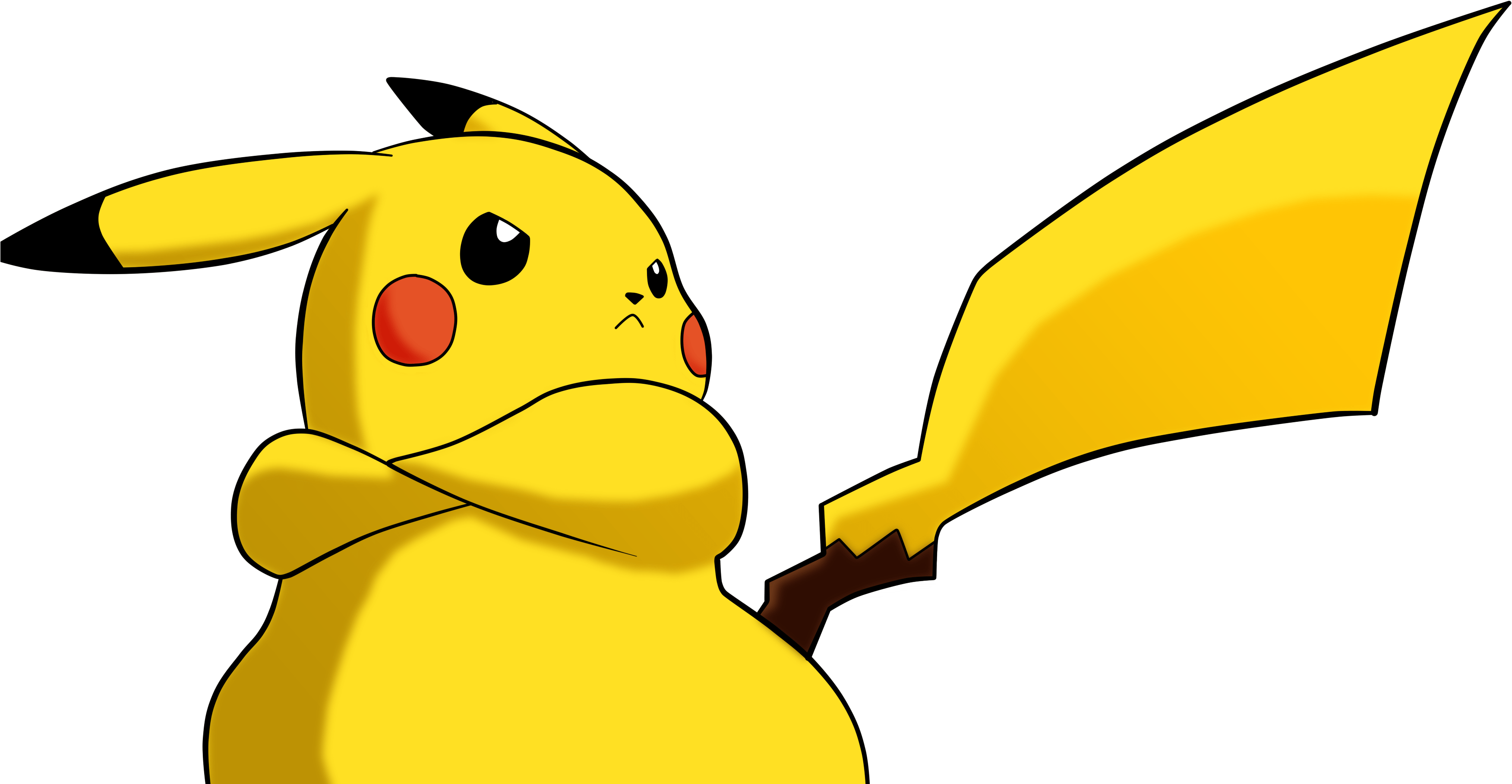 3503x1816 Download Thunderbolt Drawing Pikachu .