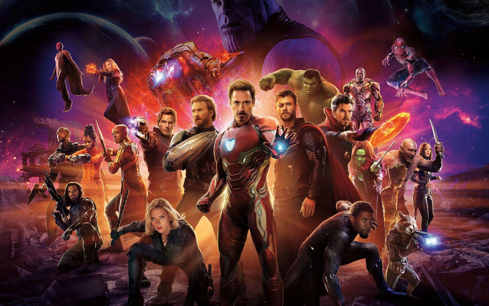 1680x1050 Avengers Infinity War International Poster 10k 1680x1050