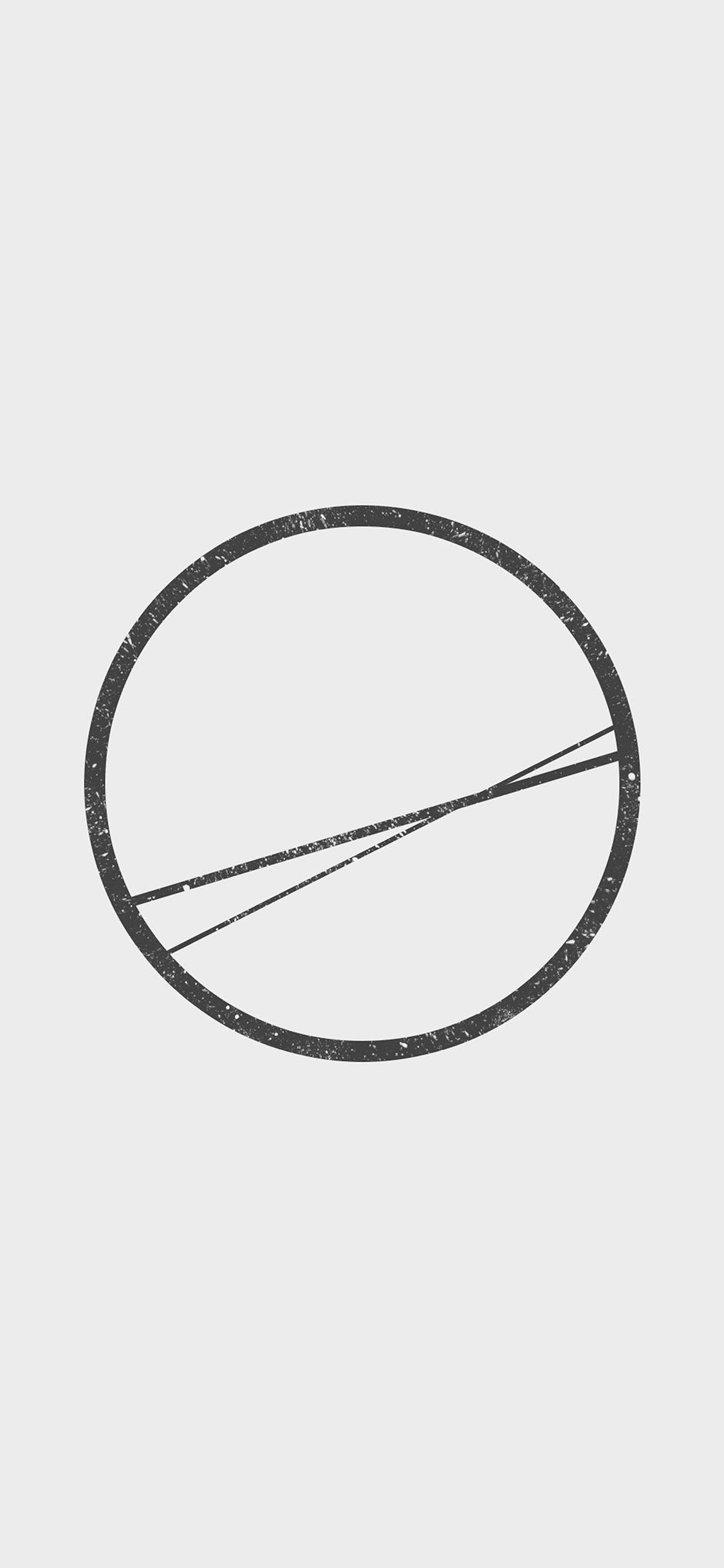 1125x2436 Minimal Simple Circle Art .