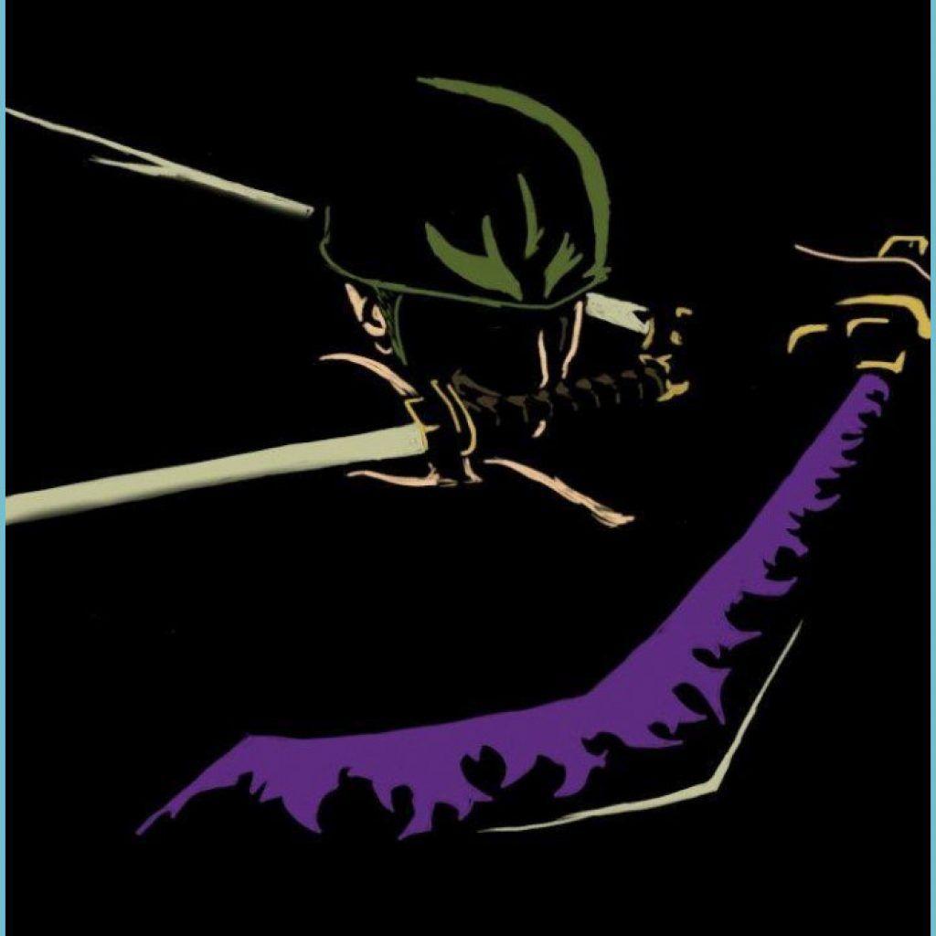 1024x1024 Zoro One Piece iPhone Wallpaper .