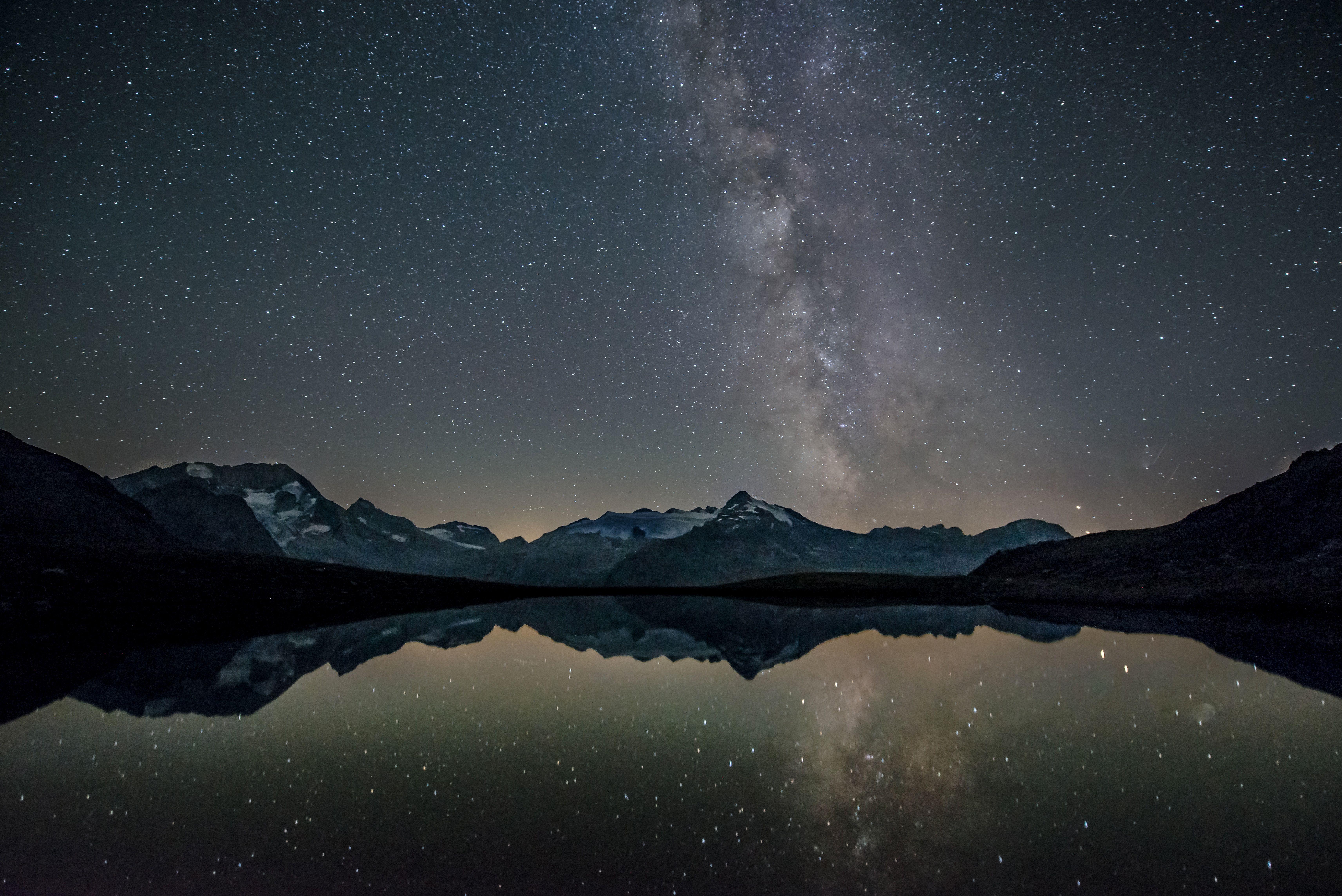 6853x4574 #Sun, #Milky way, #Earth, K, #Cosmos. Mocah HD Wallpaper